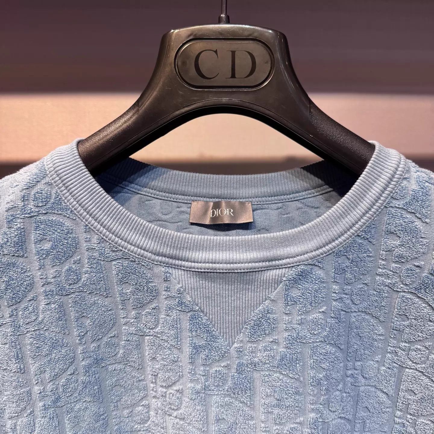 Dior Dior Oblique Blue Print T-shirt XL Size US XL / EU 56 / 4 - 3 Thumbnail