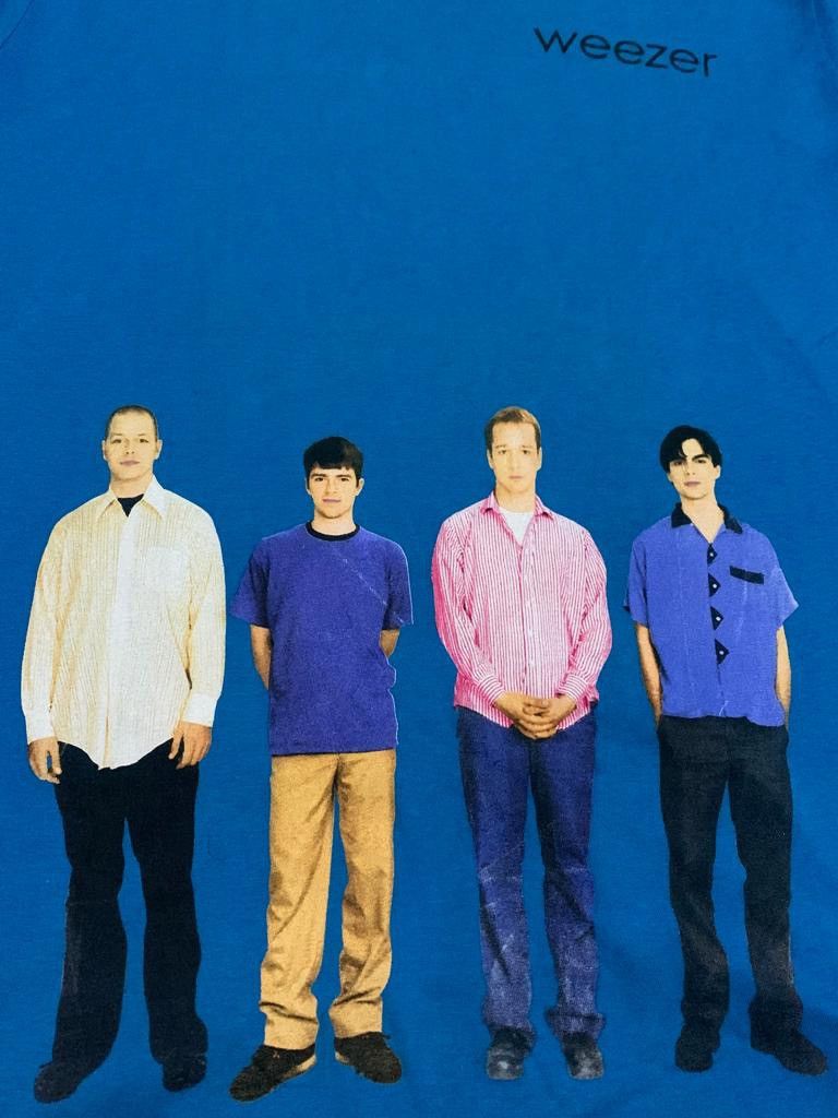Band Tees × Vintage Vintage 2008 Weezer Blue Album T-Shirt Size US M / EU 48-50 / 2 - 2 Thumbnail