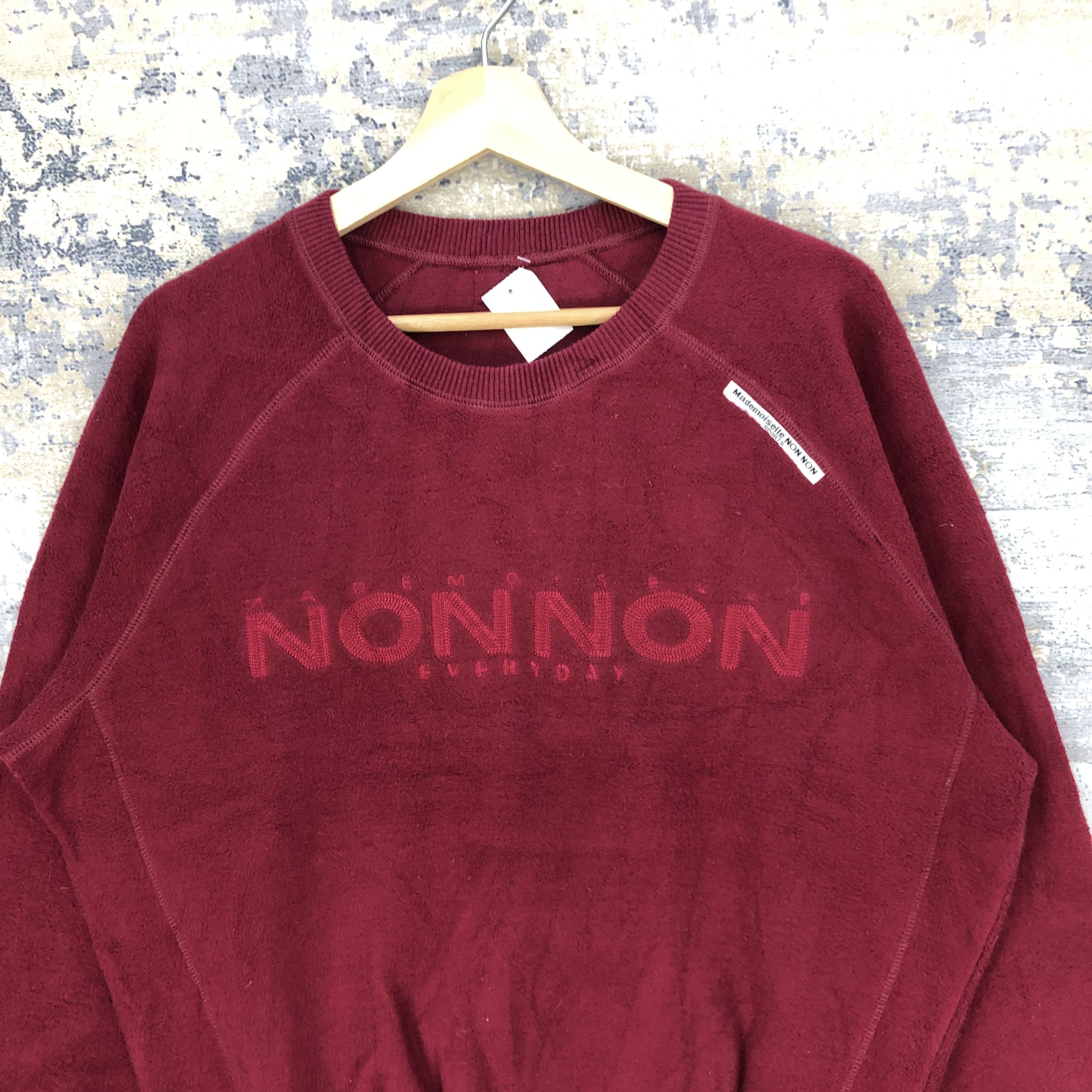 Japanese Brand Vintage Mademoiselle Non Non Sweatshirt Japanese Sweater Size US XL / EU 56 / 4 - 3 Thumbnail