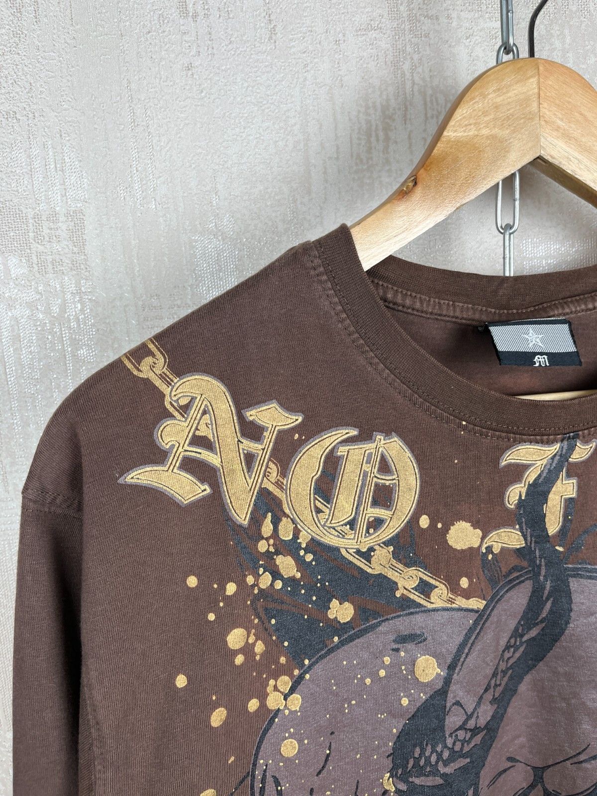 No Fear Vintage No Fear Skulls Chain Men's Long Sleeve T-shirt Y2K Size US M / EU 48-50 / 2 - 5 Thumbnail