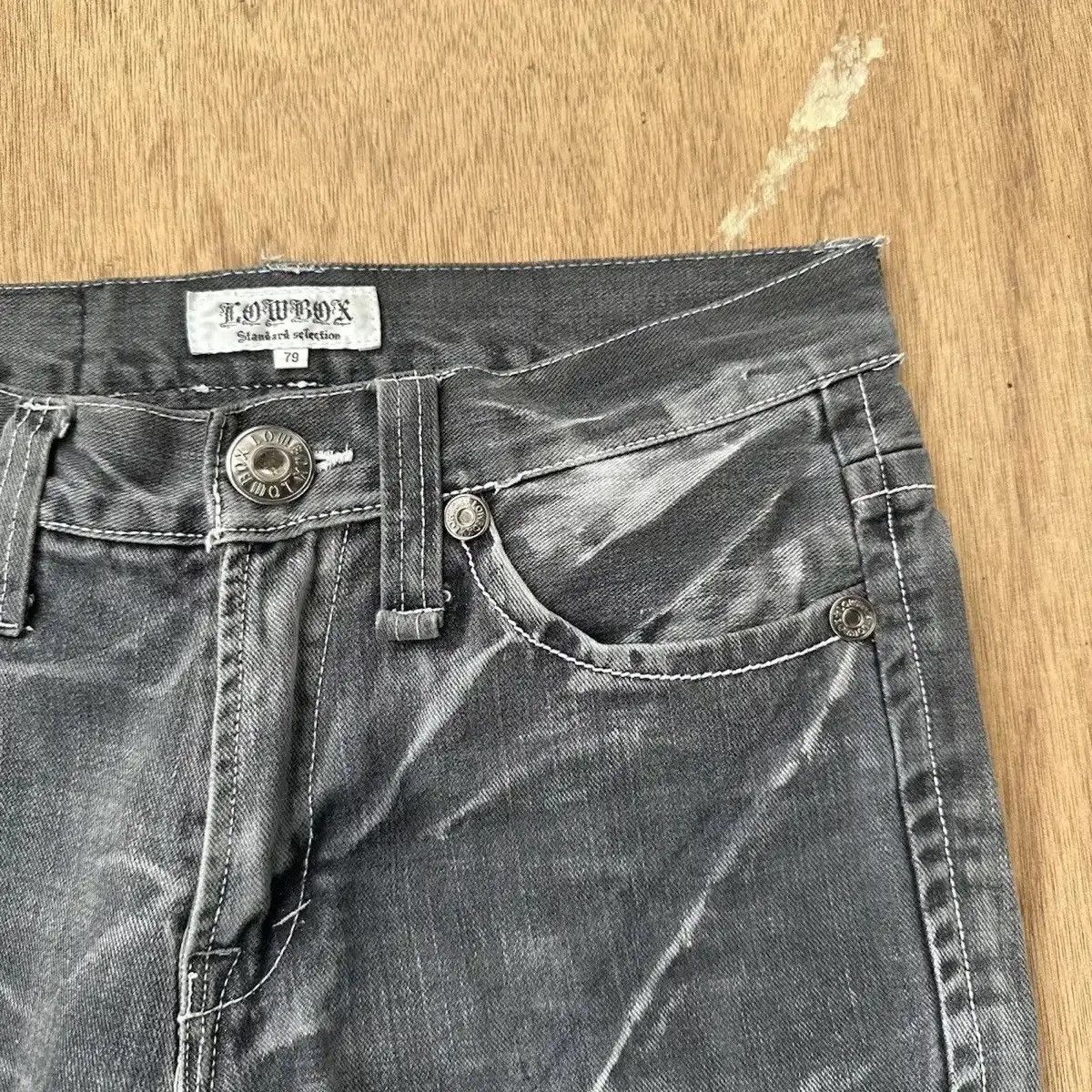 LOWBOX SEND OFFERS 🔥VINTAGE LOWBOX JEANS PUNK BONDAGE FLARE W30 L32 Size US 30 / EU 46 - 5 Thumbnail