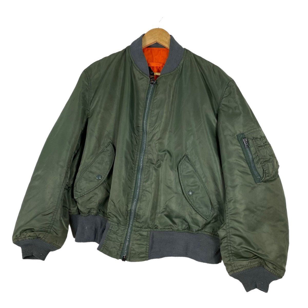 Japanese Brand 80s VINTAGE REVERSIBLE ALPHA RIOT BOMBER JACKET Size US XL / EU 56 / 4 - 2 Thumbnail