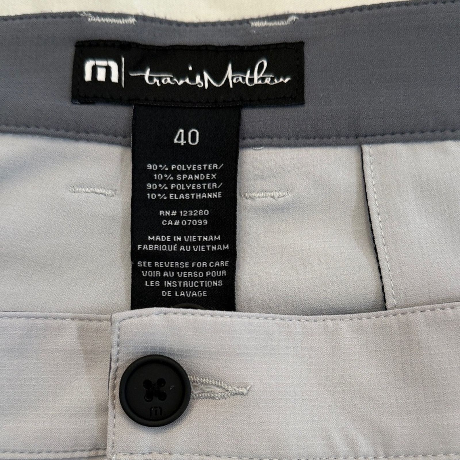 TravisMathew Travis Mathew - Men's Gray Pants - 40/32 EUC Size US 40 / EU 56 - 2 Thumbnail