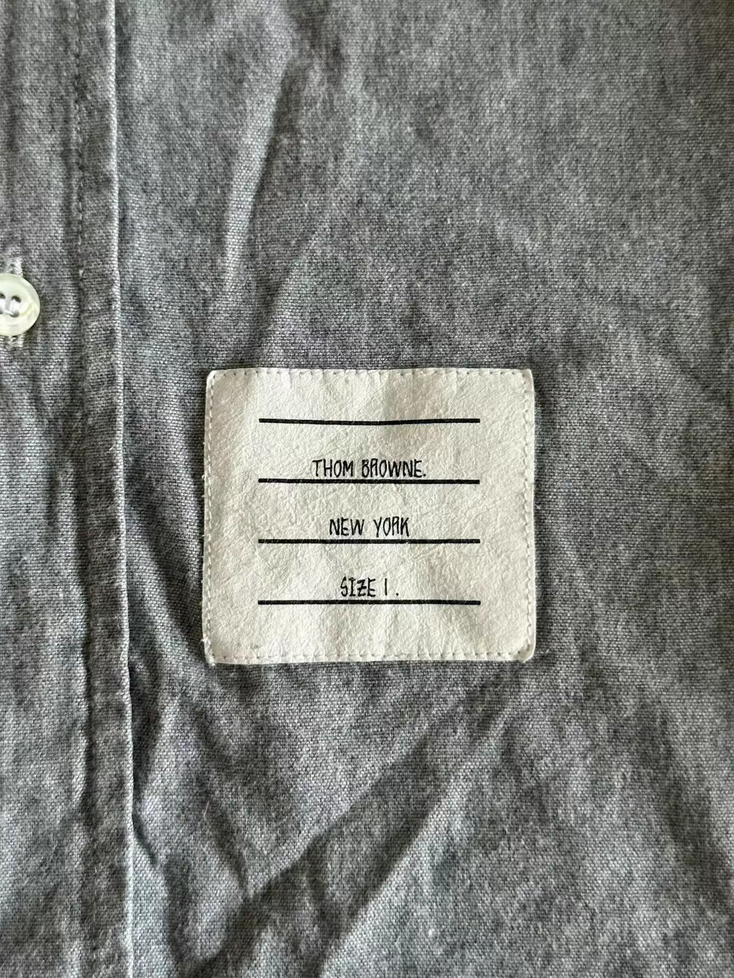 Thom Browne Thom Browne Gray Armband Shirt Size 1 95 New Size US S / EU 44-46 / 1 - 4 Thumbnail