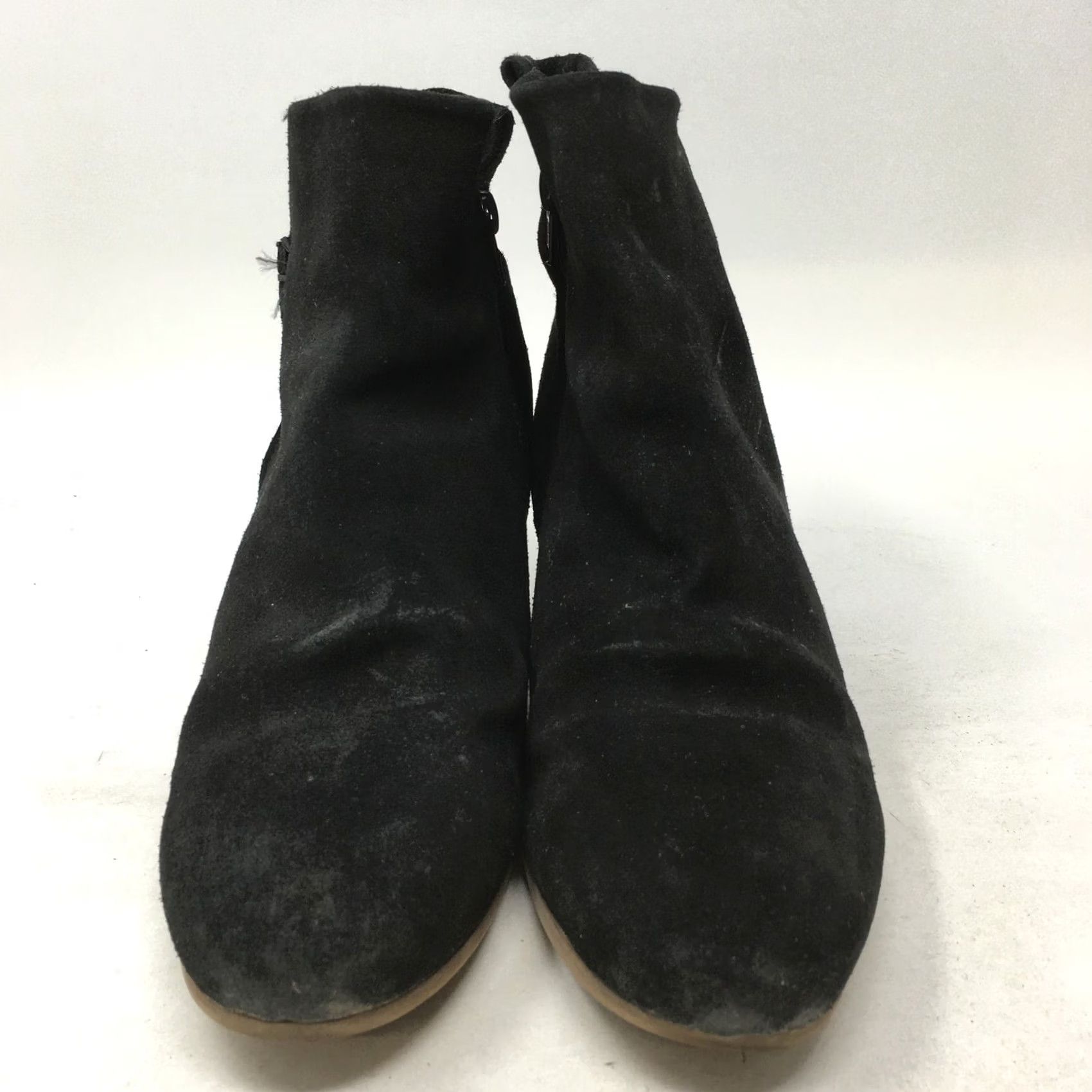 Bata Bata Boots Womens Ankle Booties Black Suede Block Heels Made In Italy 41 EU Size US 11 / IT 41 - 4 Thumbnail