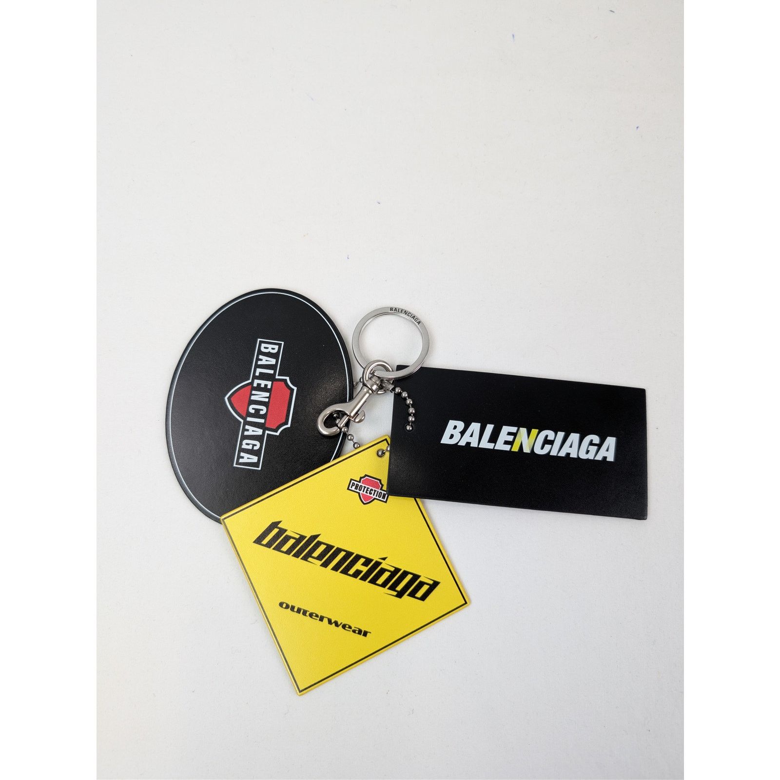 Balenciaga o1rshd1 Size: OS / Balenciaga Three-Tag keyring / Bag Charm Size ONE SIZE - 5 Thumbnail