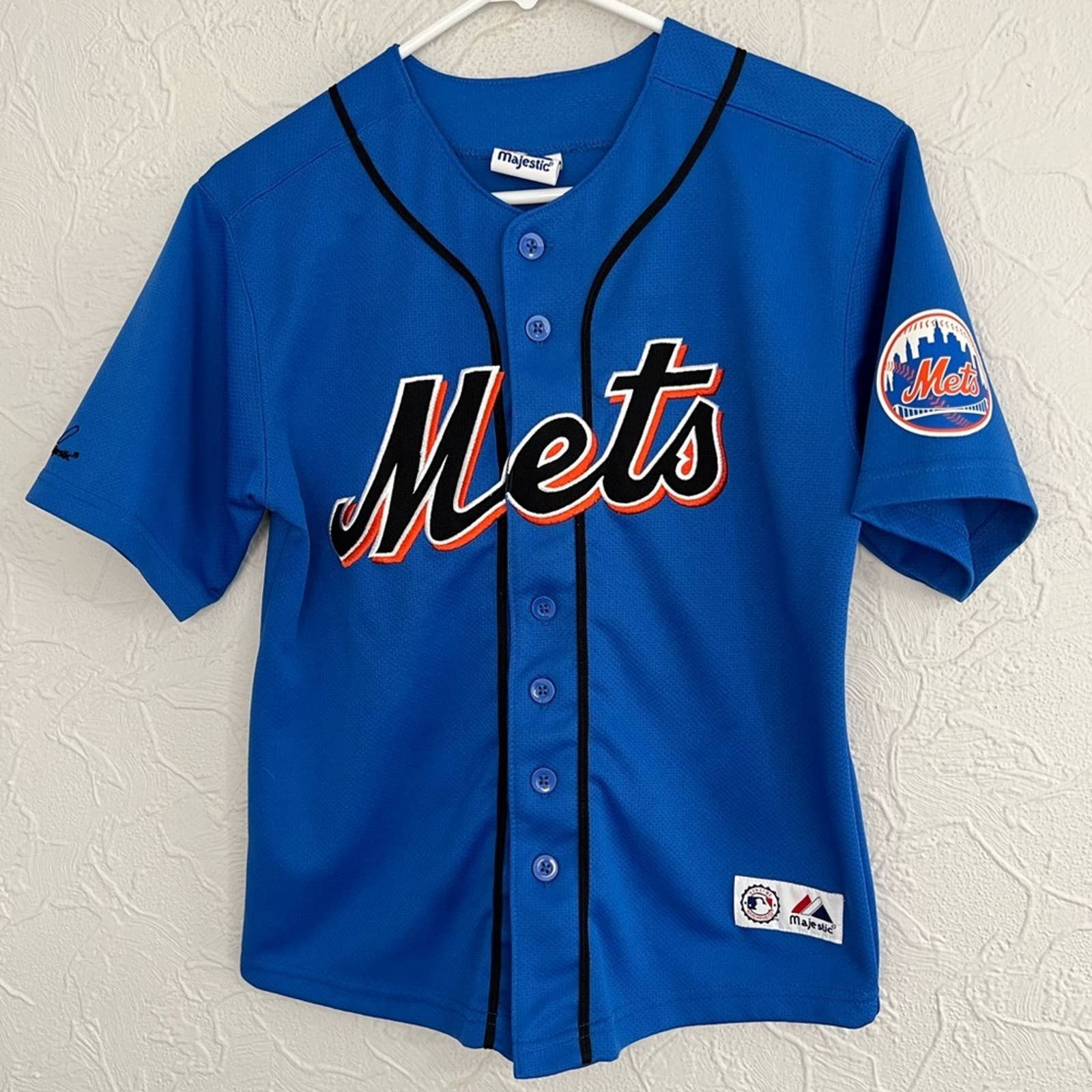 Majestic Authentic Majestic David Wright Mets Jersey L Youth Mets