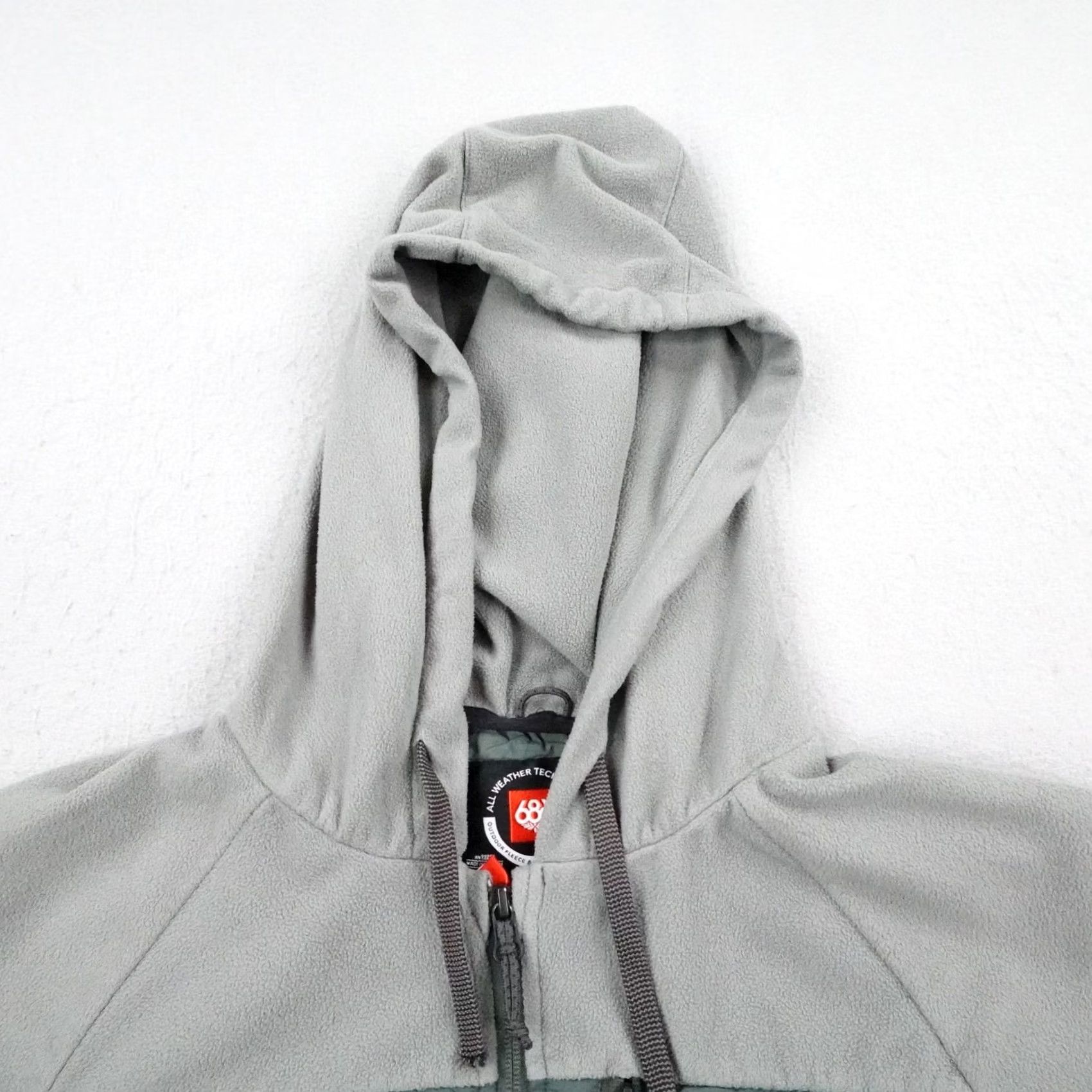 686 686 Mens Large Gray Hybrid Puffer Fleece Hoodie Full Zip Jacket Snowboarding Size US L / EU 52-54 / 3 - 2 Thumbnail