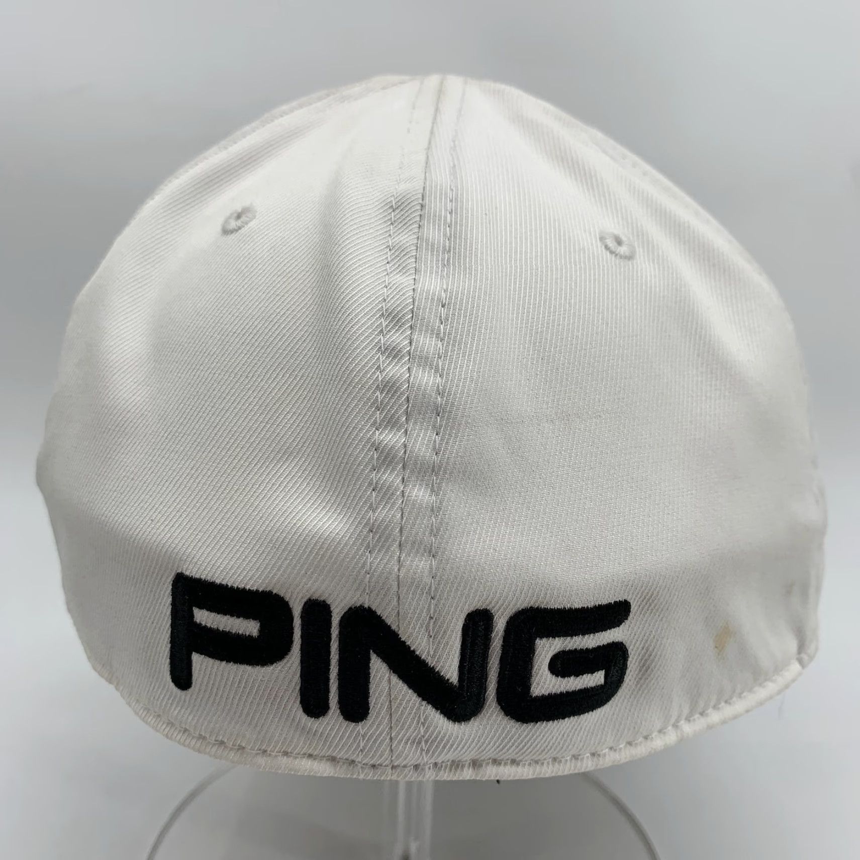 Logo 7 Ping Hat Cap Fitted Mens White Golf Stretch SensorCool Baseball Logo One Size Size ONE SIZE - 2 Thumbnail