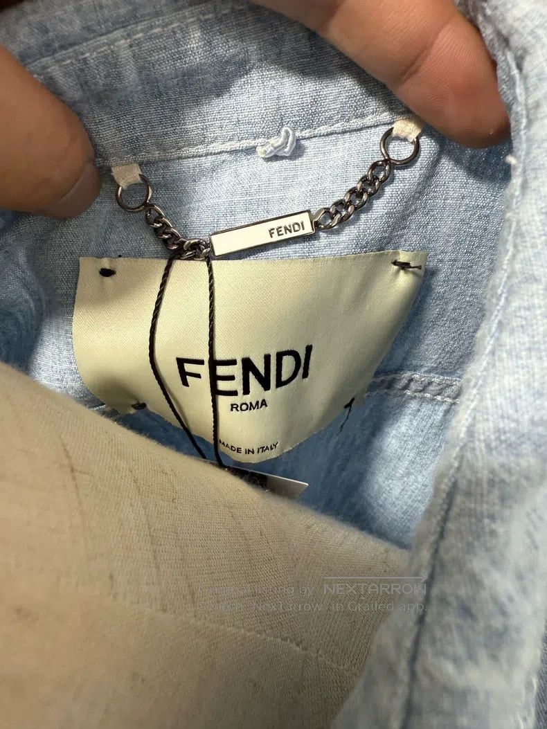 Other Fendi FF Lace Short Sleeve Shirt Size XS / US 0-2 / IT 36-38 - 3 Thumbnail