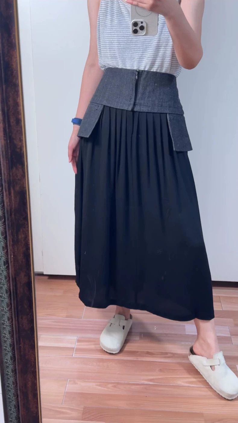 Yohji Yamamoto Yohji Yamamoto size 3 Silk Maxi Dress Size 25" / US 0 / IT 36 - 1 Thumbnail