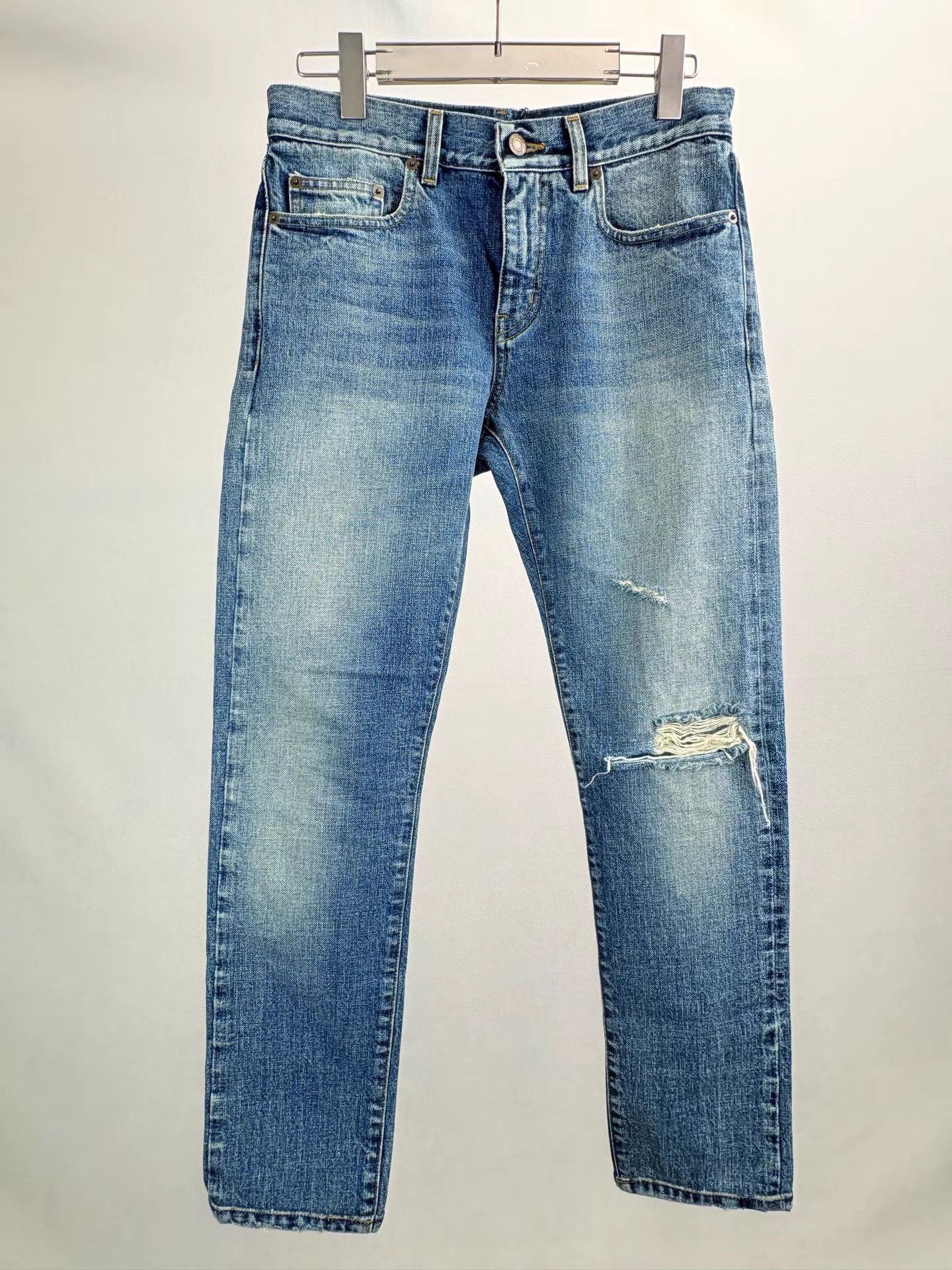 Saint Laurent Paris SAINT LAURENT SLP Washed Blue Jeans Size US 26 / EU 42 - 1 Thumbnail