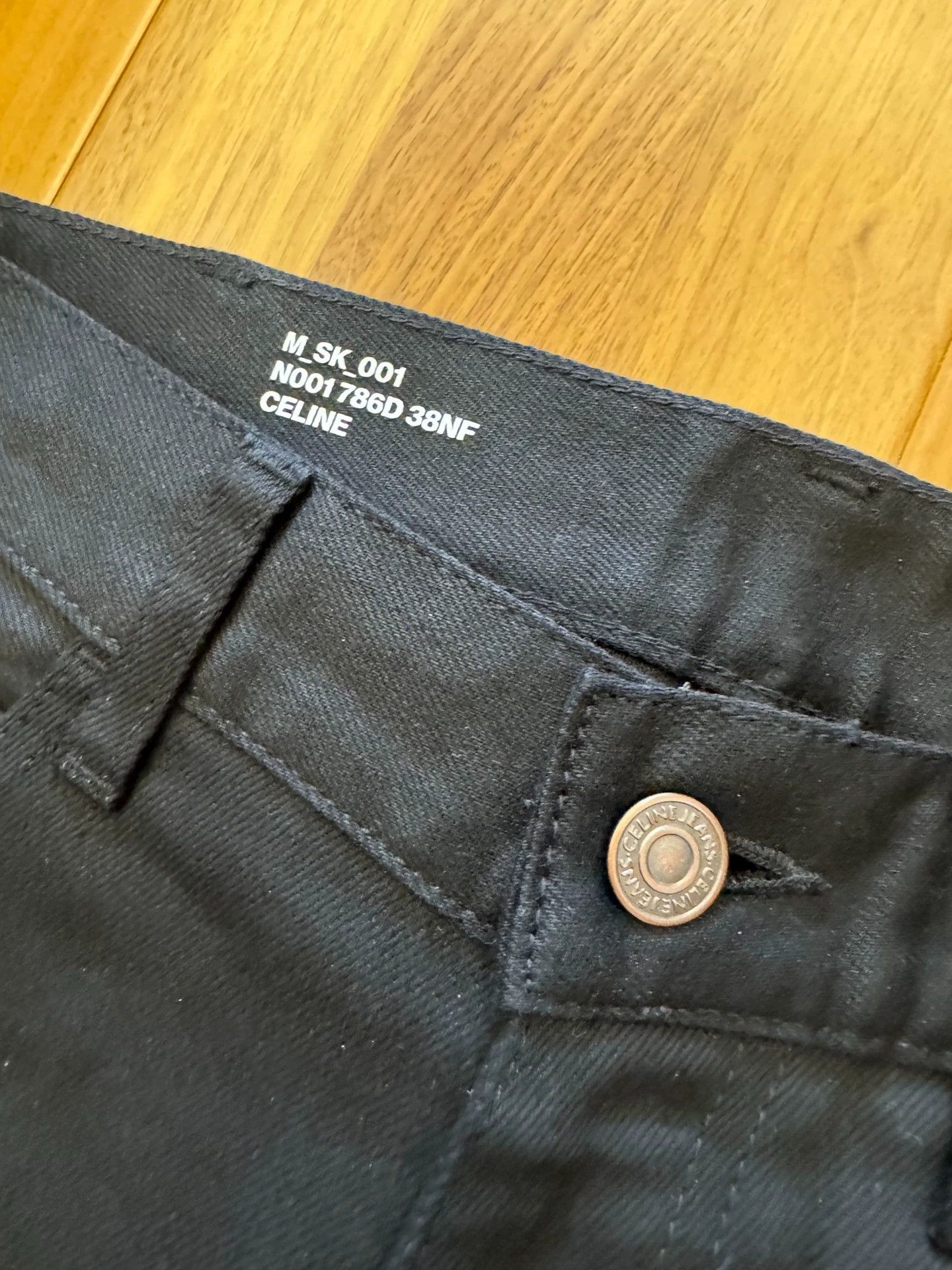 Celine CELINE SS19 Runway Black Denim Jeans W29 Size US 29 - 2 Thumbnail
