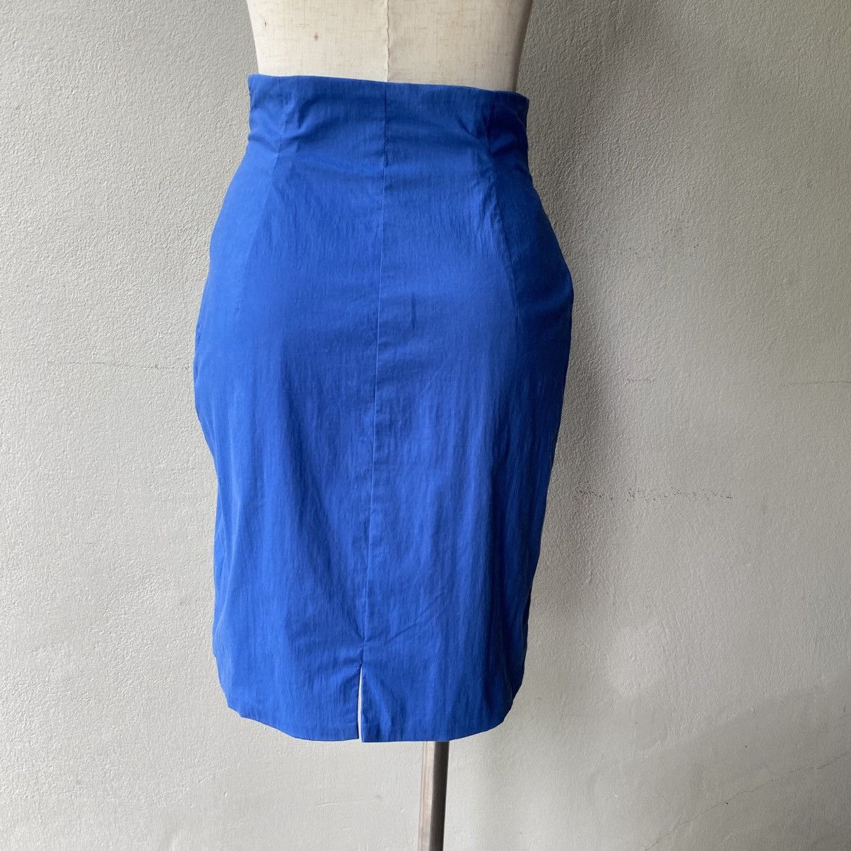 Composition by Kenzo Composition by Kenzo Royal Blue High-Waist Pencil Skirt Size 24" / US 00 / IT 34 - 1 Thumbnail