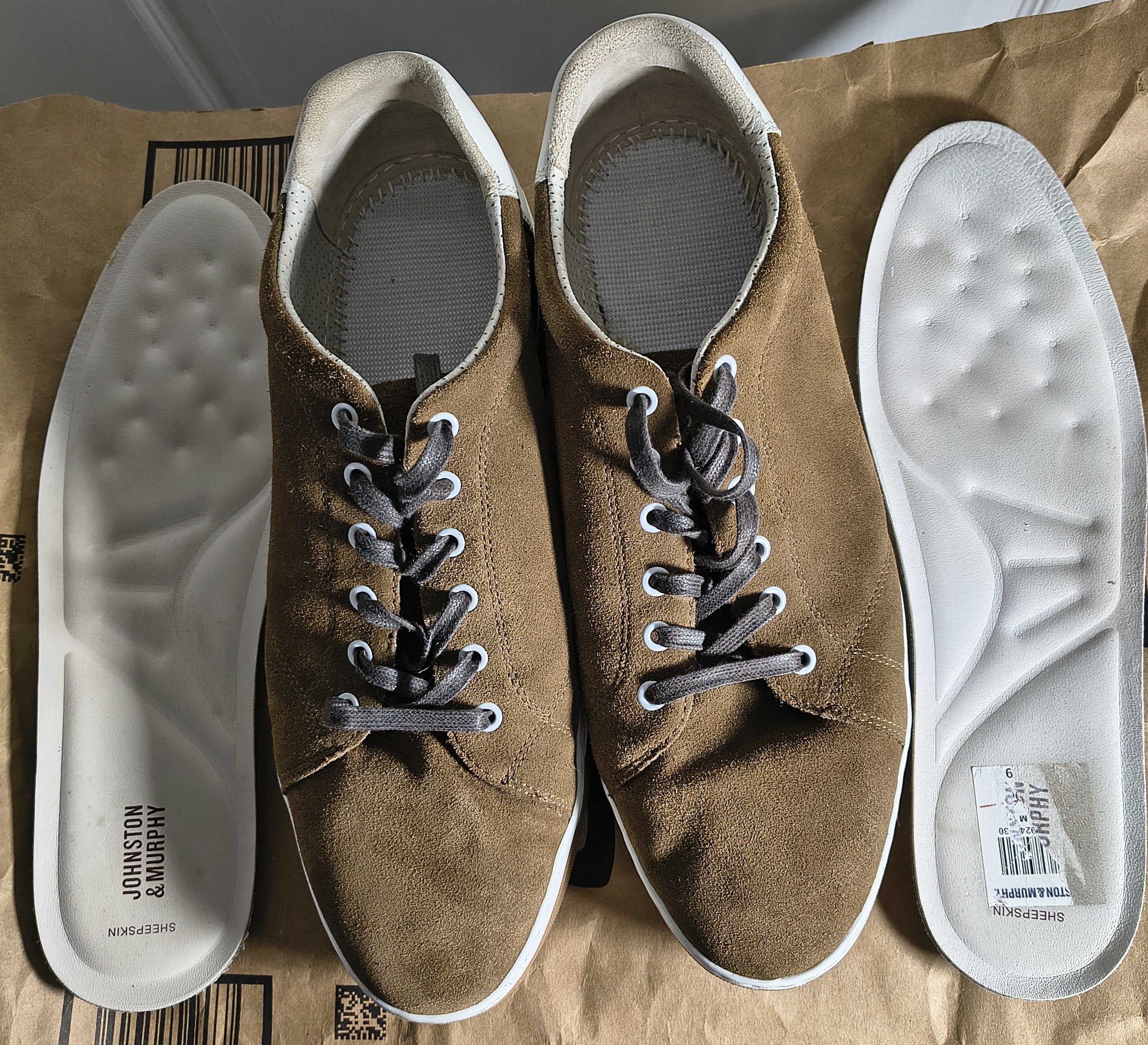 Johnston & Murphy Johnston & Murphy Fenton Sneaker Brown Suede Men 13M Size US 13 / EU 46 - 1 Thumbnail