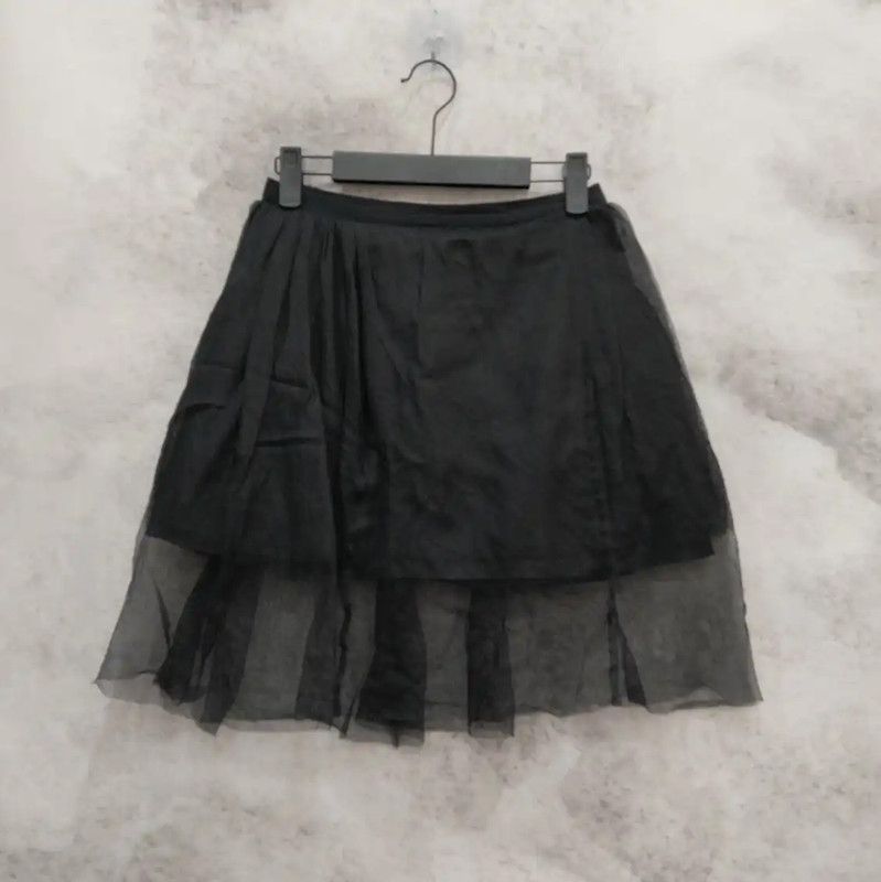 Dior Dior Black Cotton Summer Skirt 0089 Size 23" - 1 Thumbnail