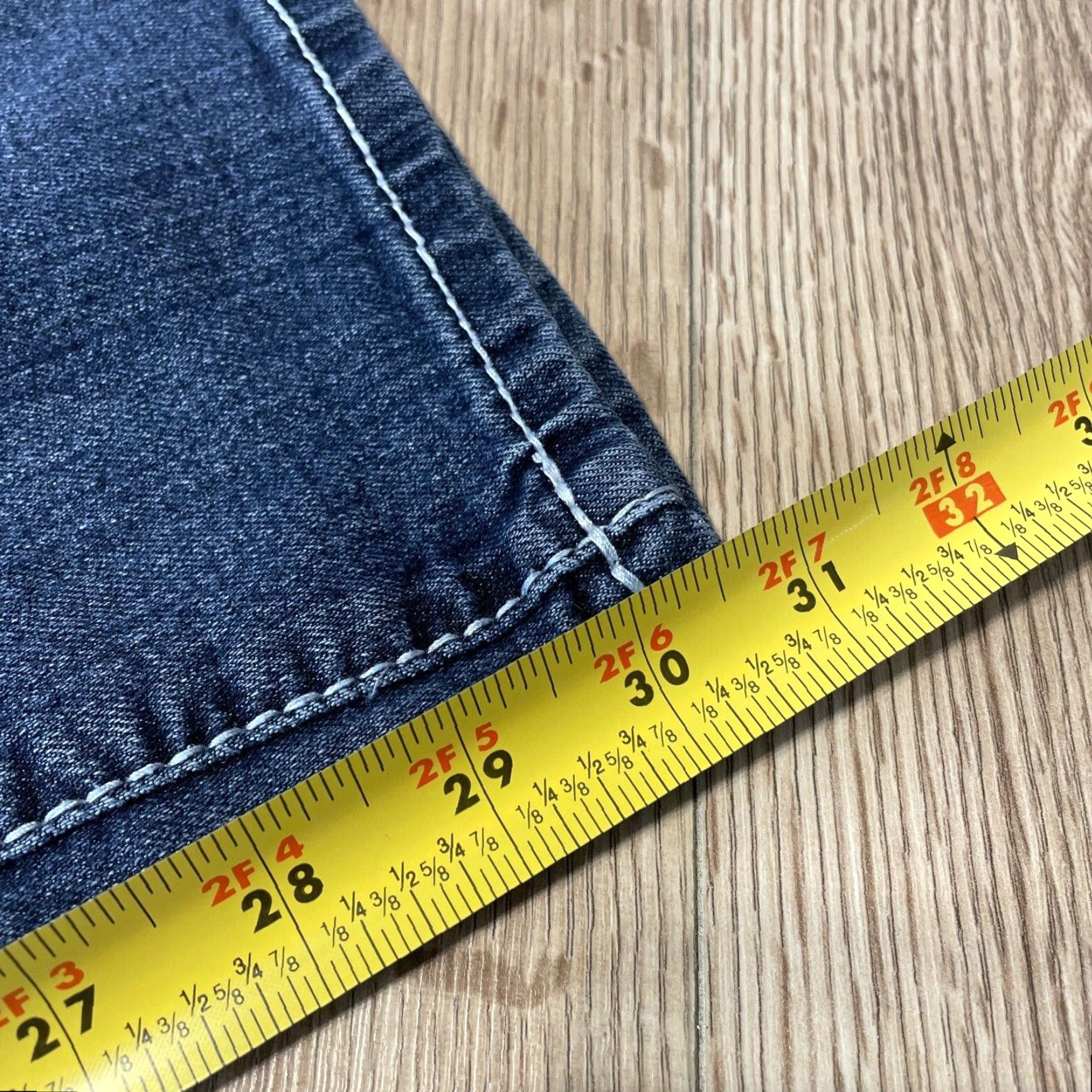 Vintage EARL Denim Jeans Size 13 Juniors Straight Blue Embossed Pockets Womens Size 34" / US 12 / IT 48 - 7 Thumbnail