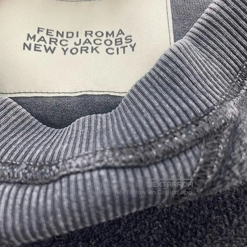 Fendi Fendi Women's Dark Gray Cropped Sweatshirt . Size XS / US 0-2 / IT 36-38 - 3 Thumbnail