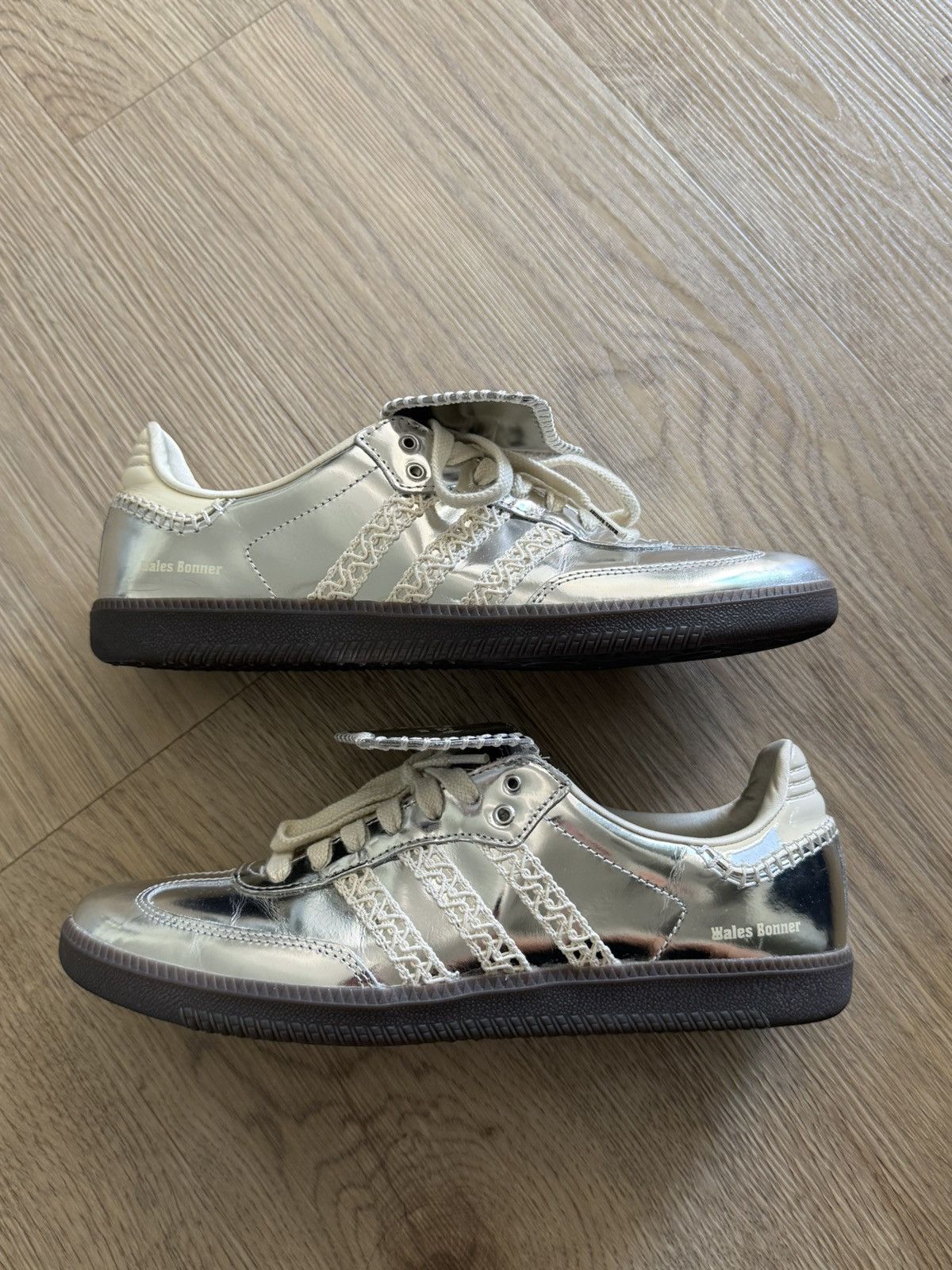 Adidas × Wales Bonner Wales bonner chrome sambas Size US 11 / EU 44 - 1 Thumbnail