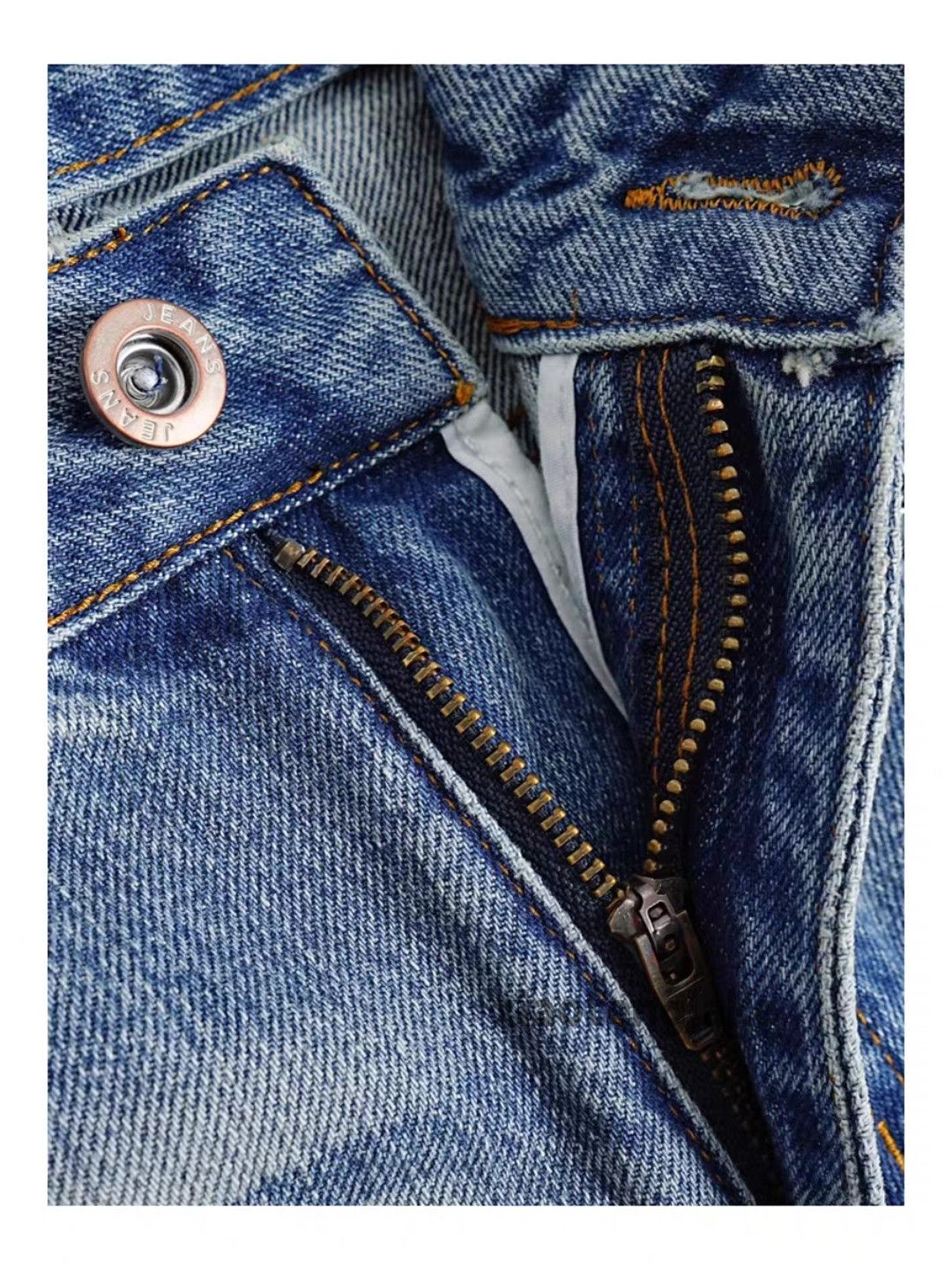 Jean × Vintage washed faded cleanfit loose bootcut flared yuppie jeans Size US 32 / EU 48 - 5 Thumbnail