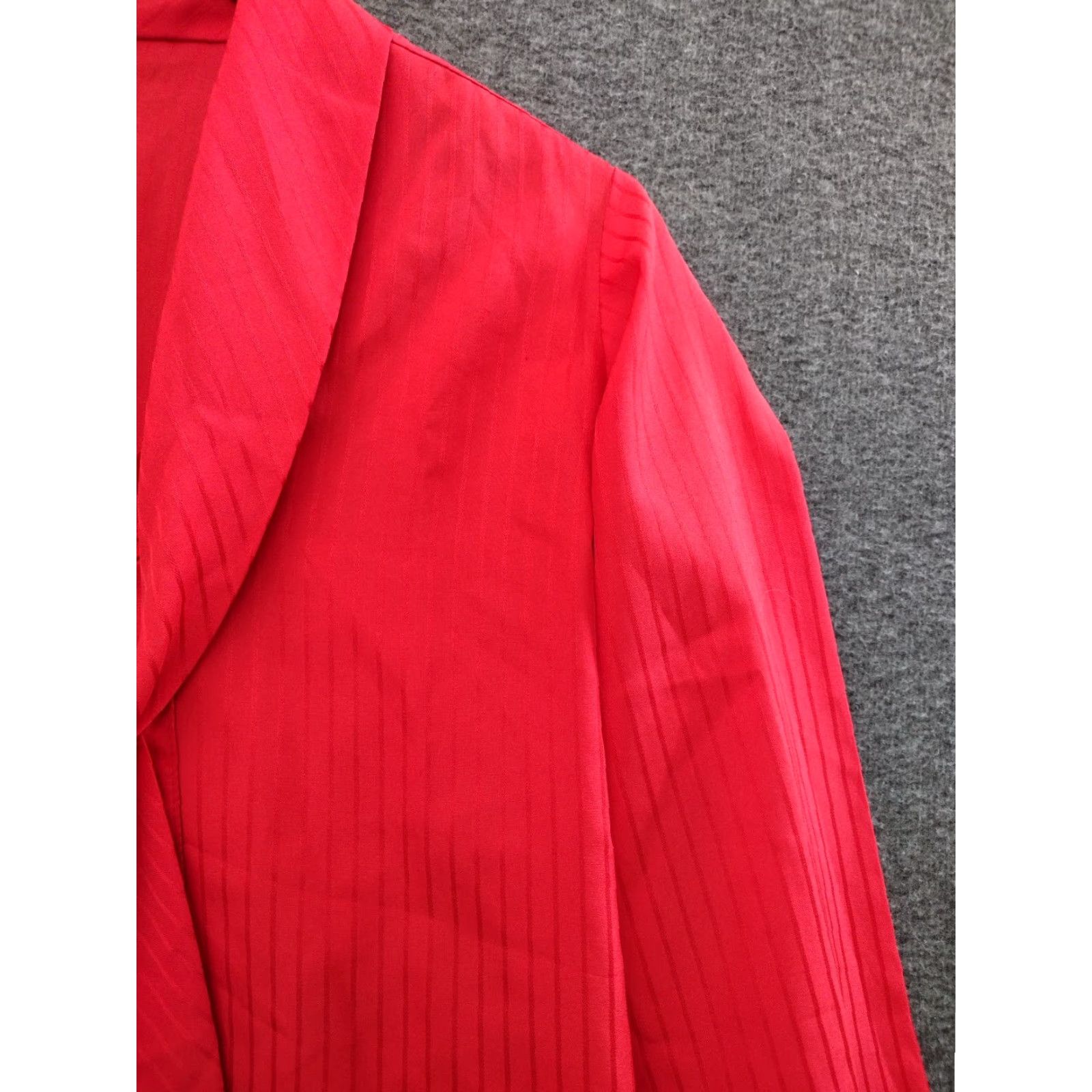 Vintage Unbranded Women's Red Tie Neck Blouse Size M Size M / US 6-8 / IT 42-44 - 7 Thumbnail