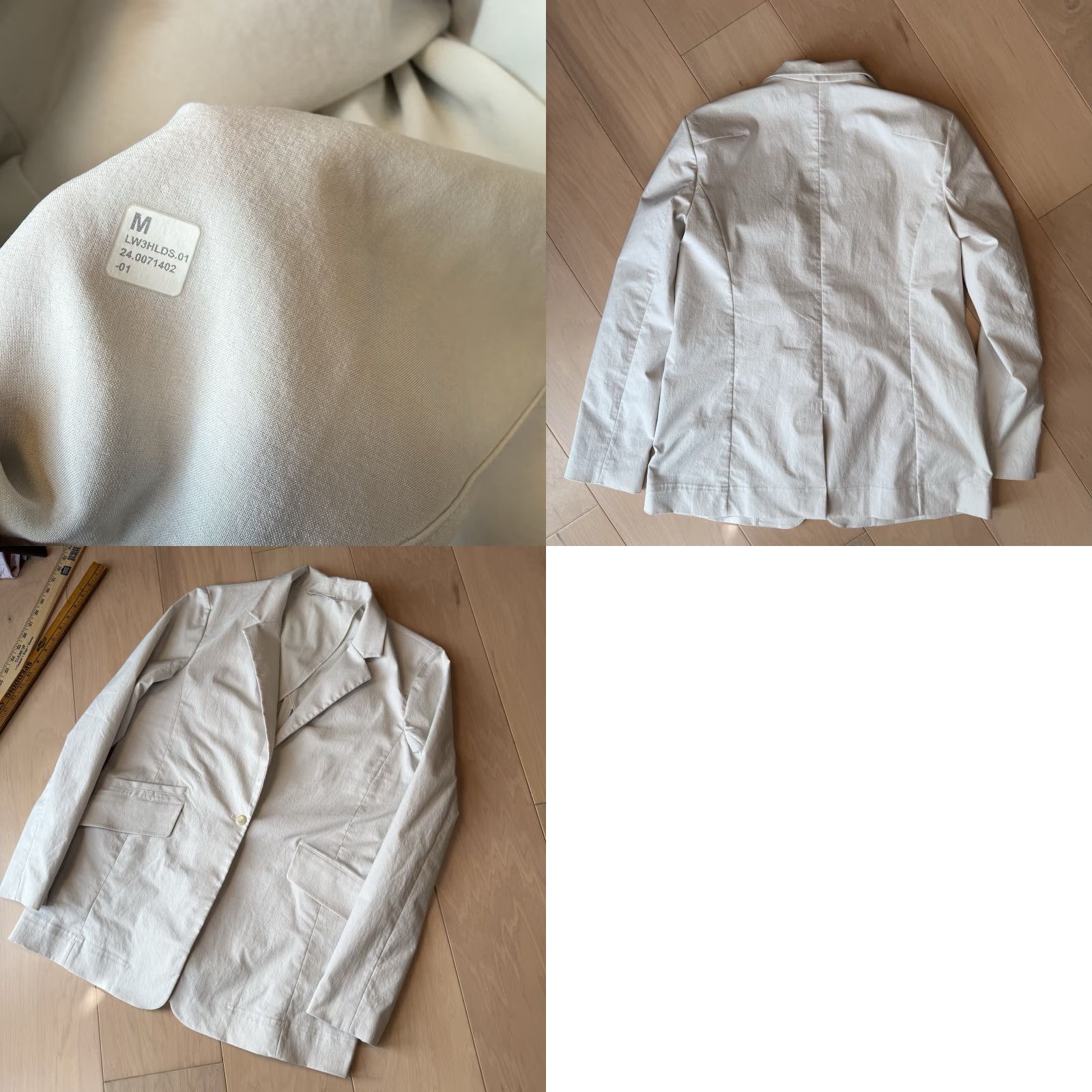 Lululemon Lululemon Relaxed Fit Twill Single Button Blazer Women's Medium Ivory Blazer, Lululemon, Blazer, Women's, Medium, Ivory Size M / US 6-8 / IT 42-44 - 8 Thumbnail