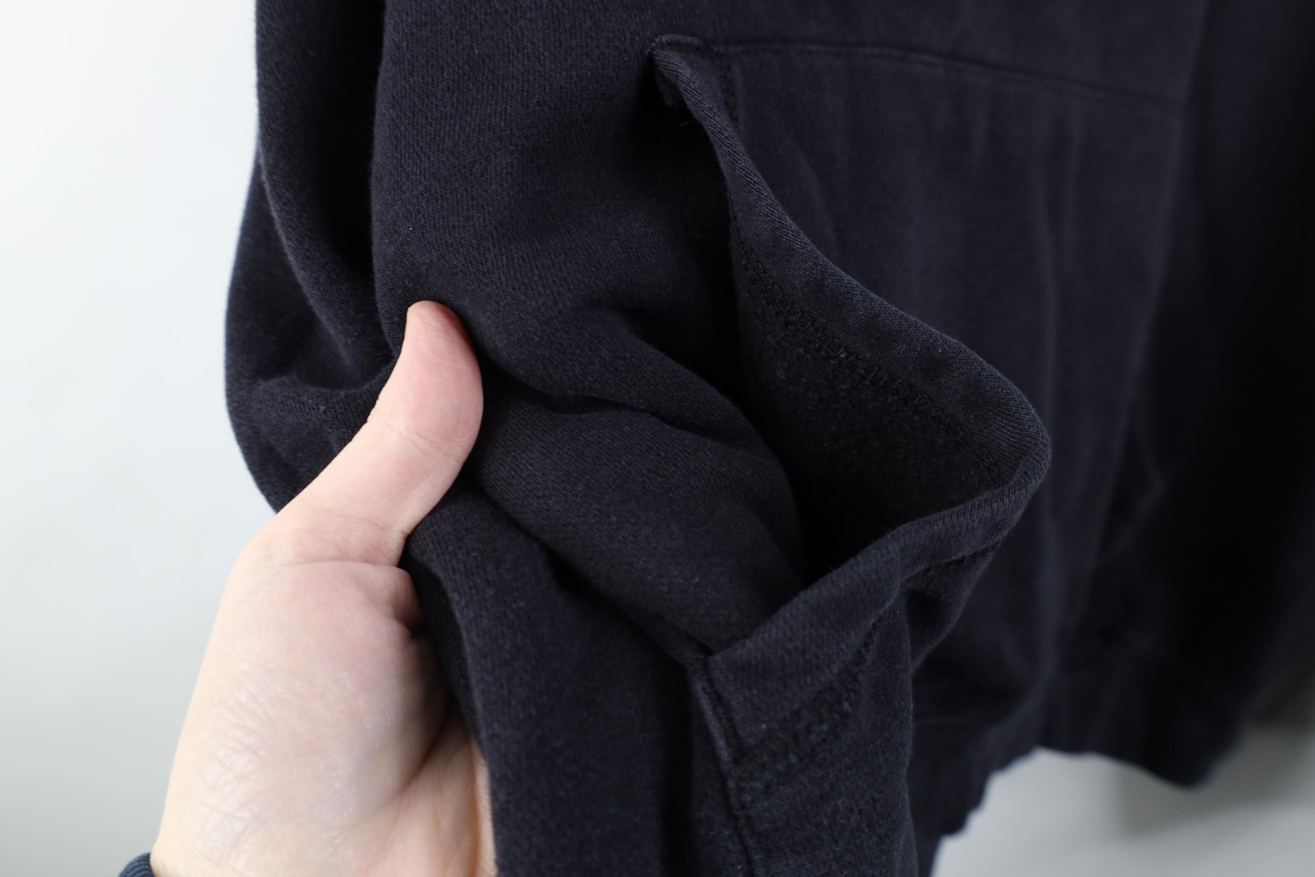 Vintage Vintage 90s Y2K Streetwear Blank Hoodie Sweatshirt Dark Blue Size US XXL / EU 58 / 5 - 6 Thumbnail