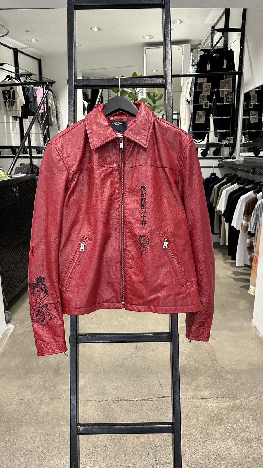 Enfants Riches Deprimes ENFANTS RICHES DEPRIMES - The Bully Jacket Red Black Size US L / EU 52-54 / 3 - 2 Thumbnail