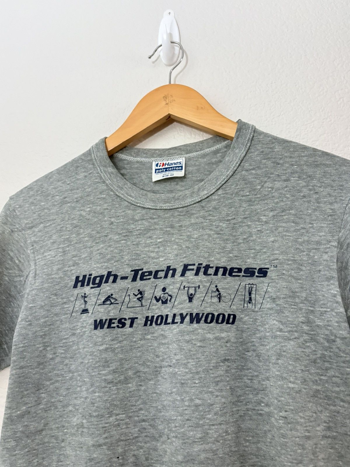 Vintage 80’s Hollywood High Tech Fitness 50/50 Vintage Tee Size US M / EU 48-50 / 2 - 1 Thumbnail