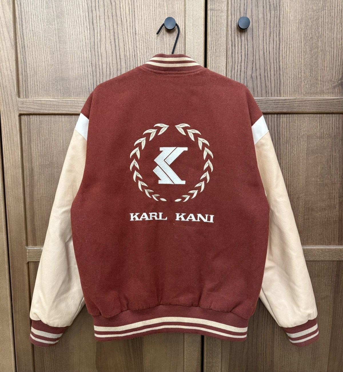 Karl Kani Karl Kani Cherry Bomber Wool Varsity Jacket Embroidered Logo Size US M / EU 48-50 / 2 - 14 Thumbnail