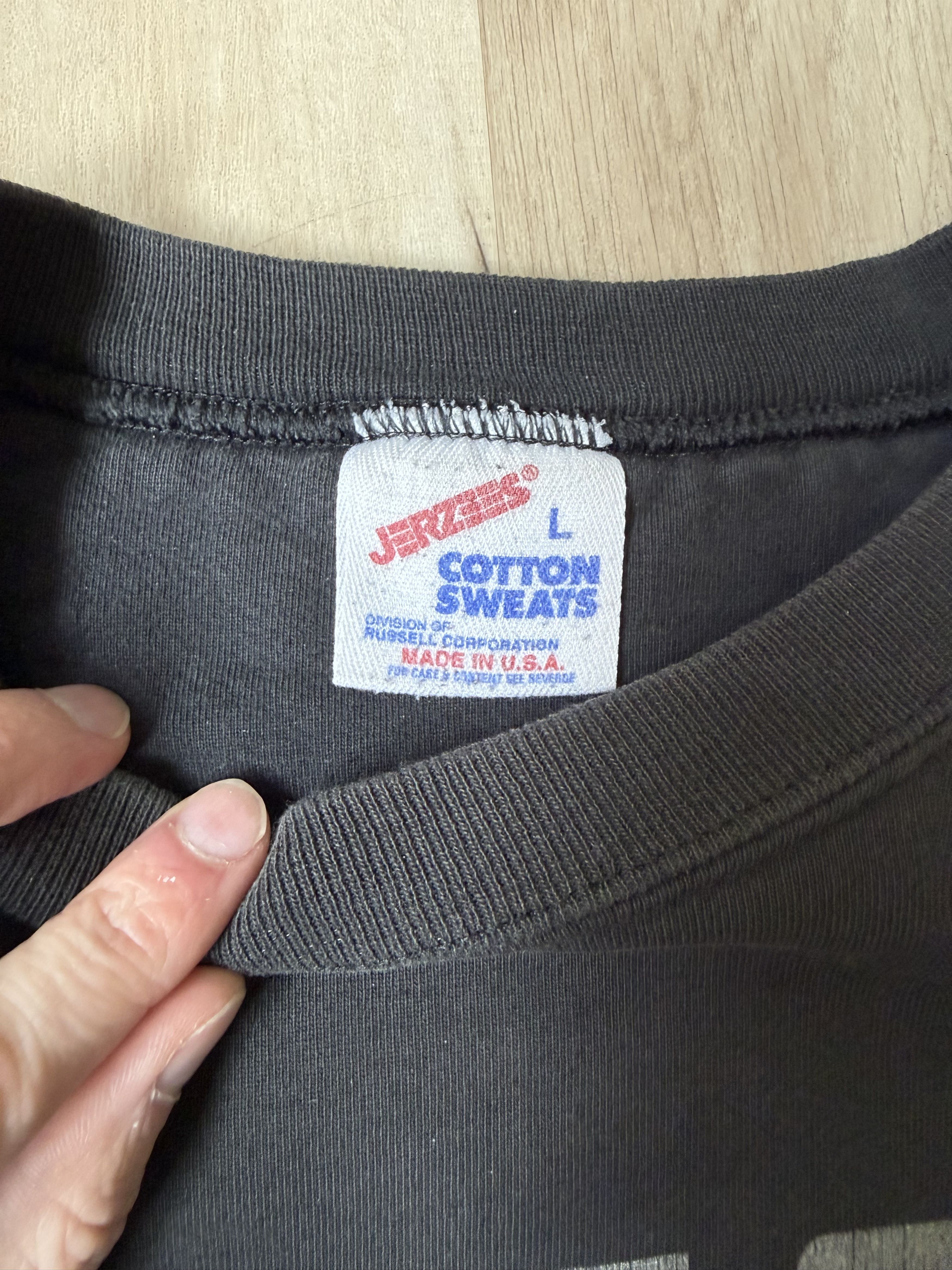 Jerzees Vintage Timecop Sweatshirt Size US L / EU 52-54 / 3 - 3 Thumbnail