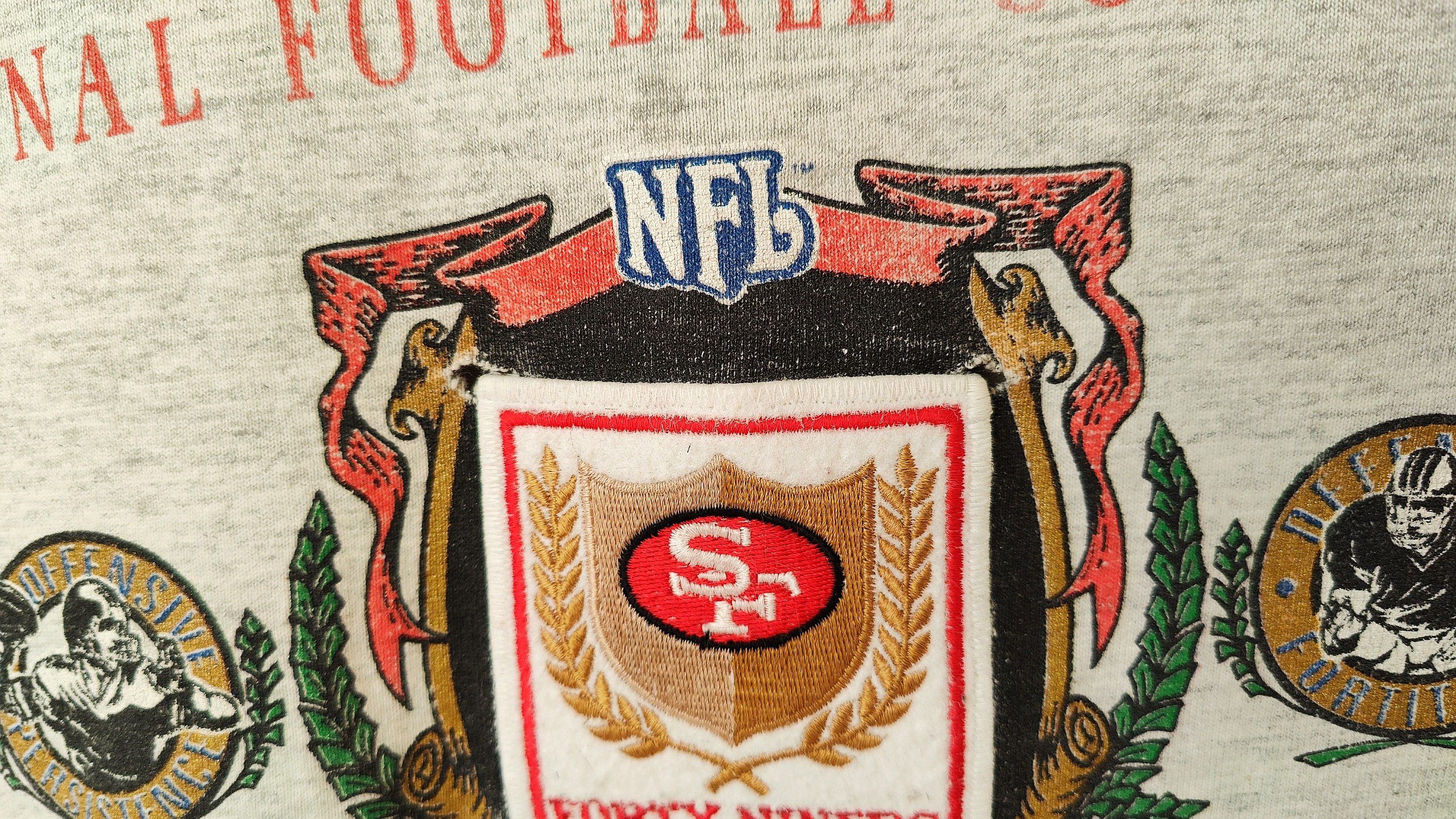 NFL San Francisco 49ers x Nutmeg Mills Vintage NFL 90s Tshirt Size US XL / EU 56 / 4 - 8 Thumbnail