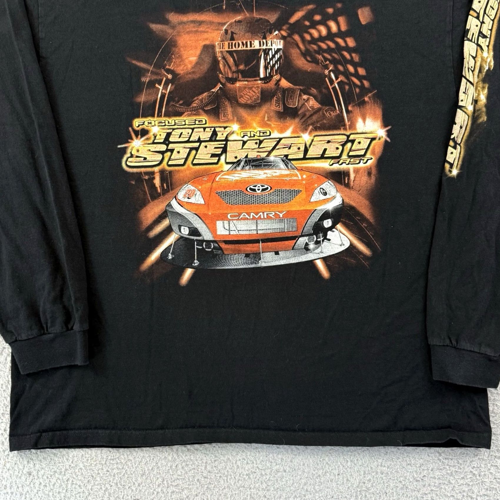 Chase Authentics VINTAGE Tony Stewart Shirt Mens 2XL Black Nascar Long Sleeve Racing Sport Y2K Chase Authentics Size US XXL / EU 58 / 5 - 2 Thumbnail