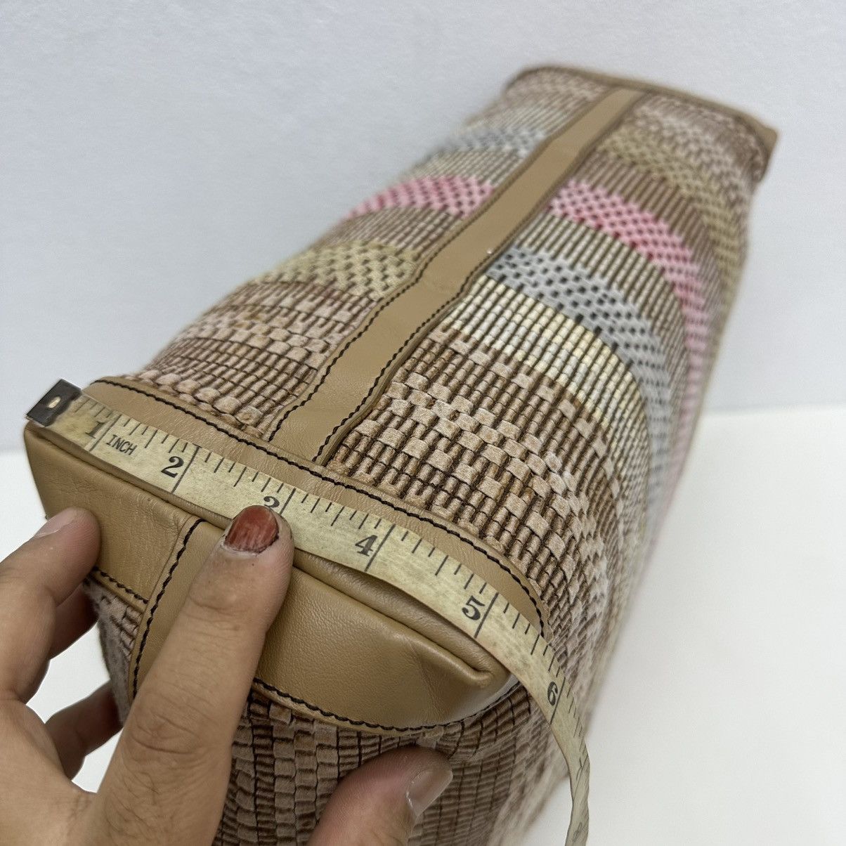 Fendi ‼️YES‼️ AUTHENTIC FENDI WOVEN RAFIA ROLL TOTE BAG Size ONE SIZE - 20 Thumbnail
