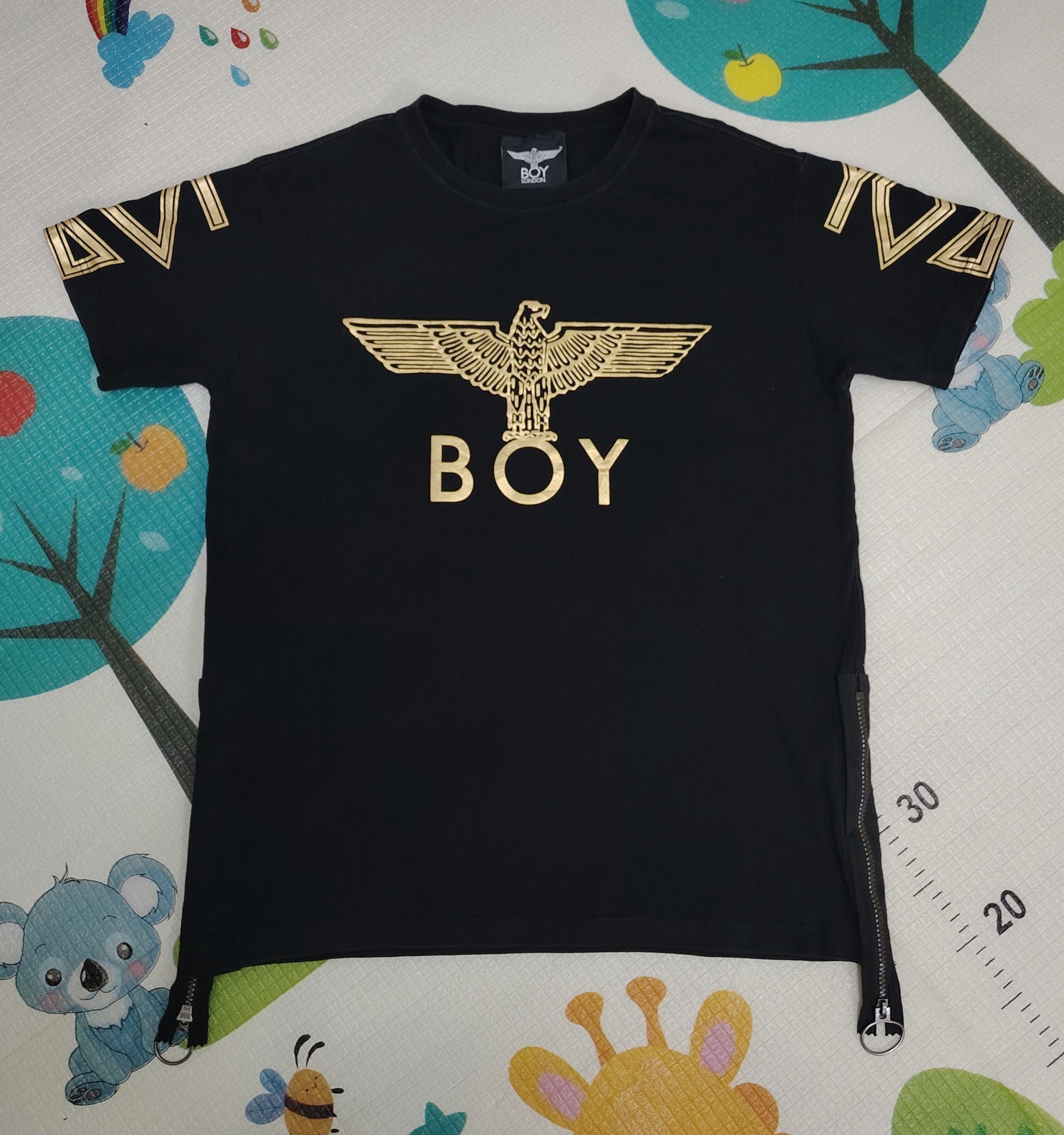 Boy London Boy London Gold Print Double Side Zipper Tee Size US M / EU 48-50 / 2 - 1 Thumbnail