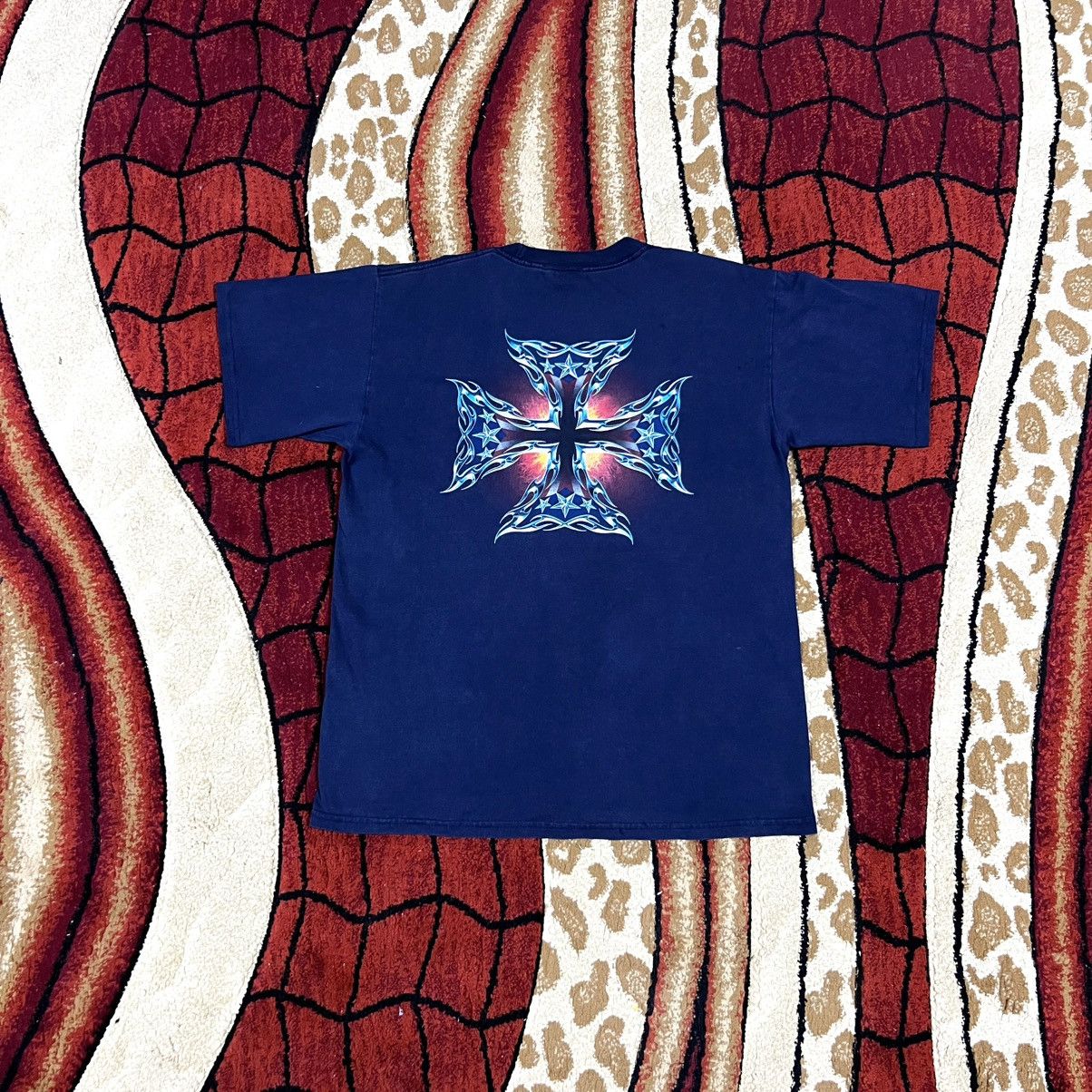 No Fear Vintage No Fear Big Cross Logo Rare T Shirt Size US L / EU 52-54 / 3 - 2 Thumbnail