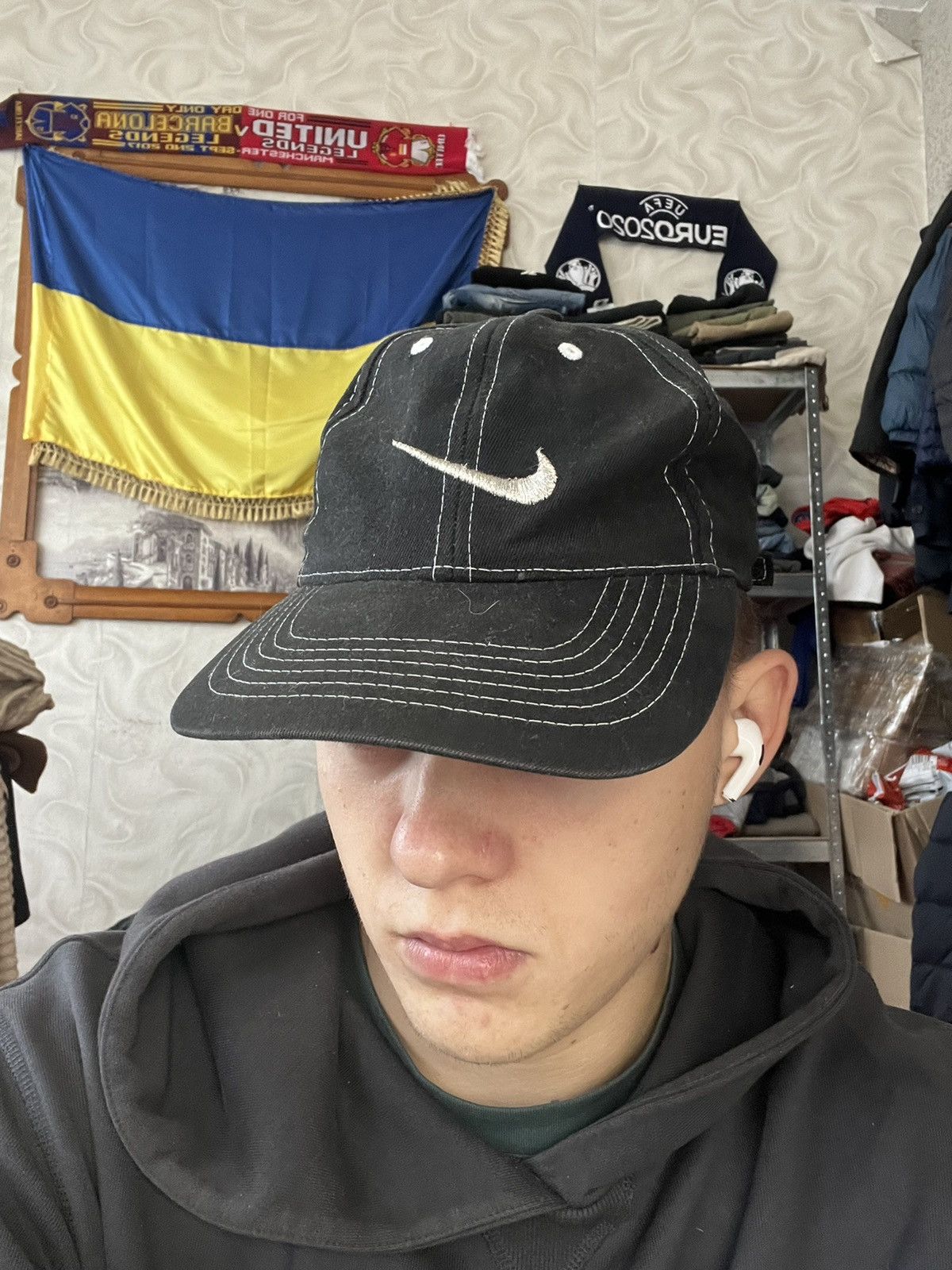 Nike Vintage Nike Cap Hat Small Logo Swoosh One Size Size ONE SIZE - 15 Thumbnail