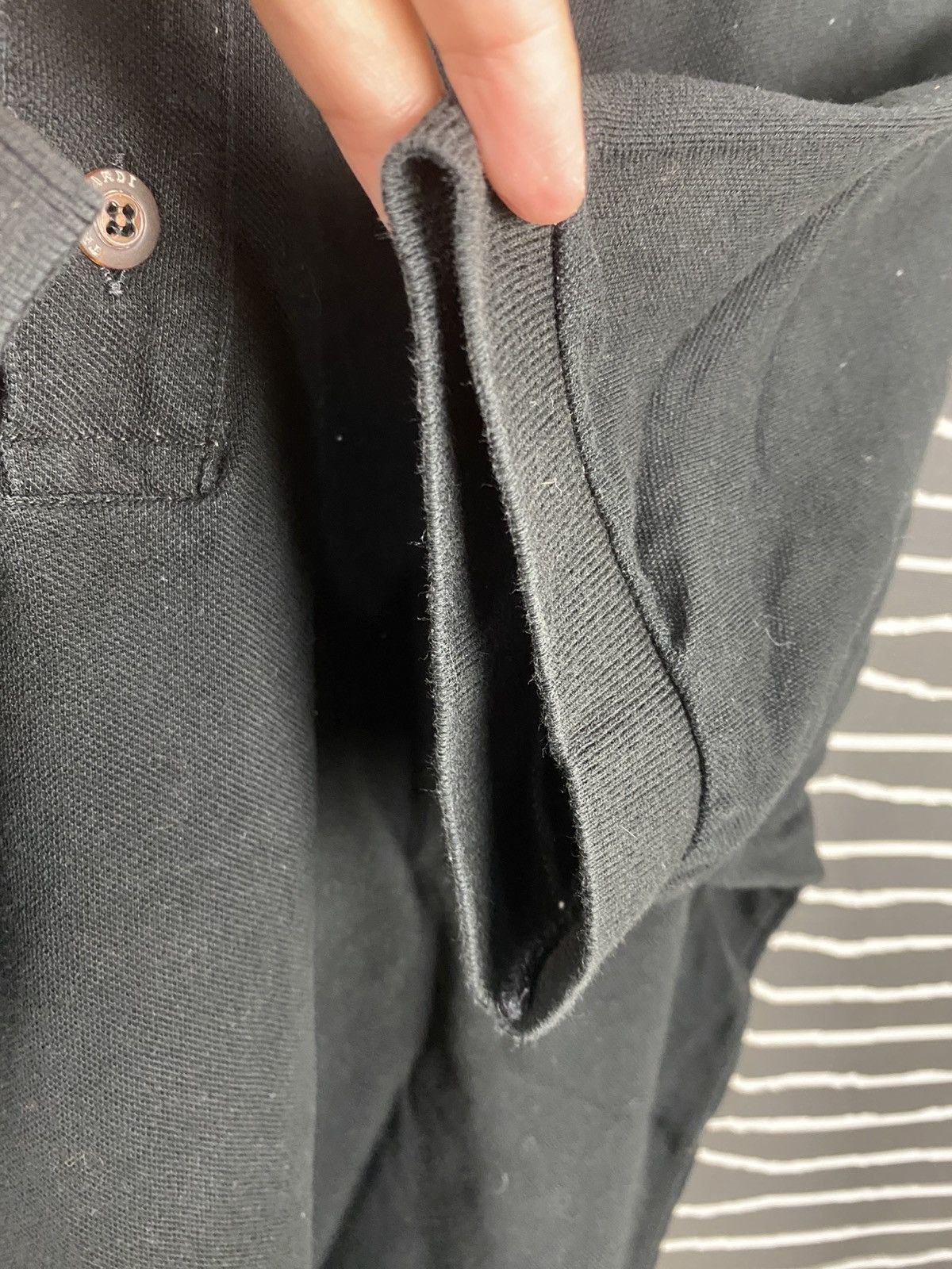 Trussardi VINTAGE Trussardi Made In Italy Grey Logo Polo Shirt Size US L / EU 52-54 / 3 - 10 Thumbnail