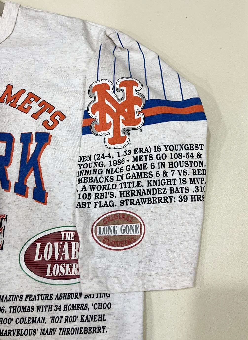 Vintage 90's New York Mets Size US XL / EU 56 / 4 - 3 Thumbnail