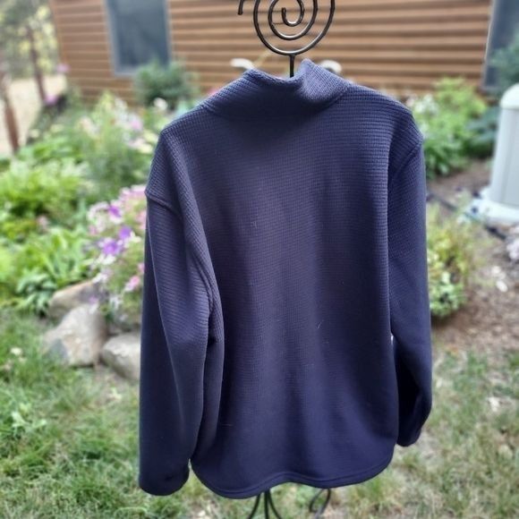 Free Country Free Country Dark Navy Grid Fleece Sz. XL Jacket Size US XL / EU 56 / 4 - 2 Thumbnail