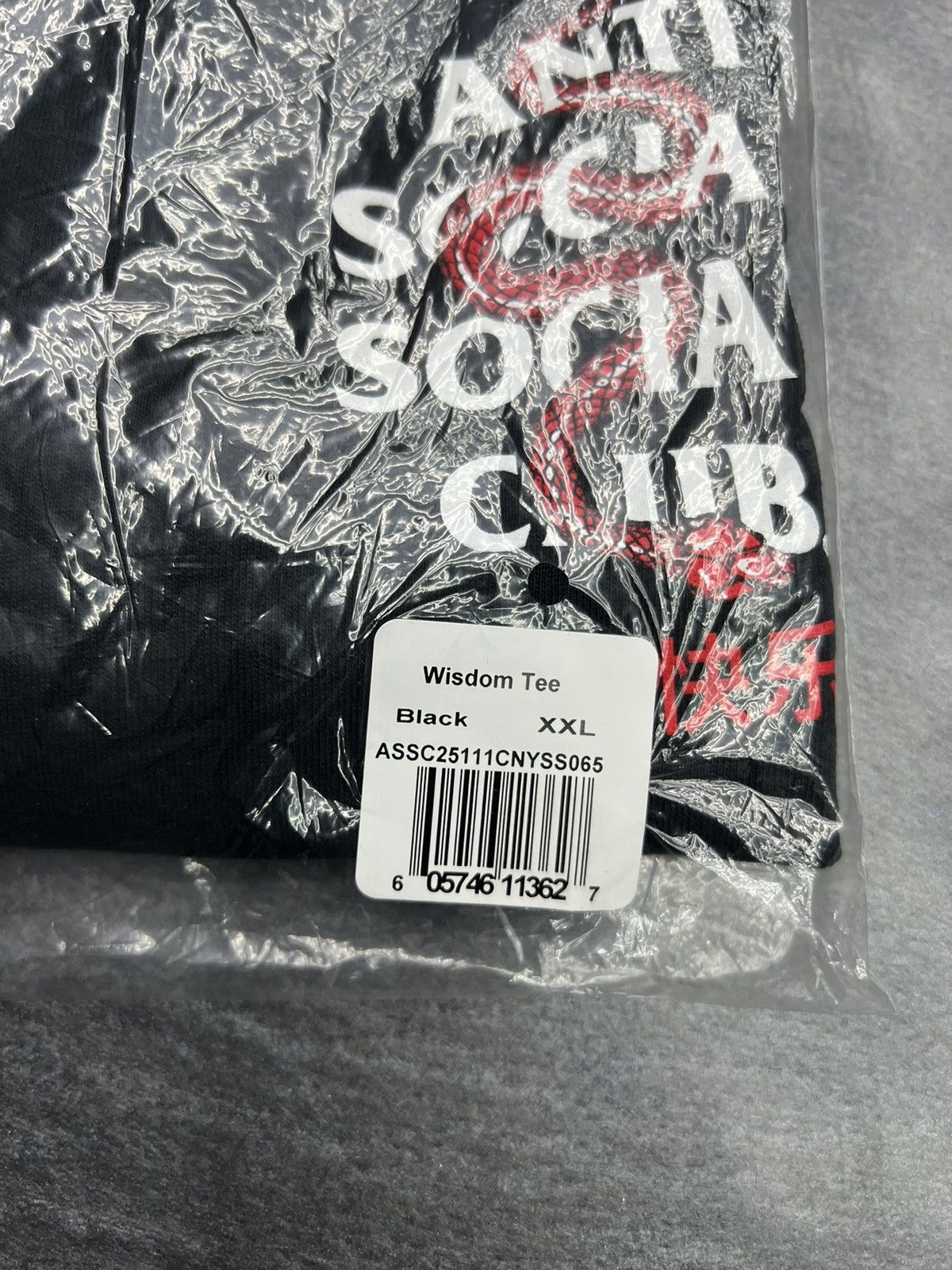 Anti Social Social Club ASSC Wisdom T-Shirt Size US XXL / EU 58 / 5 - 7 Thumbnail