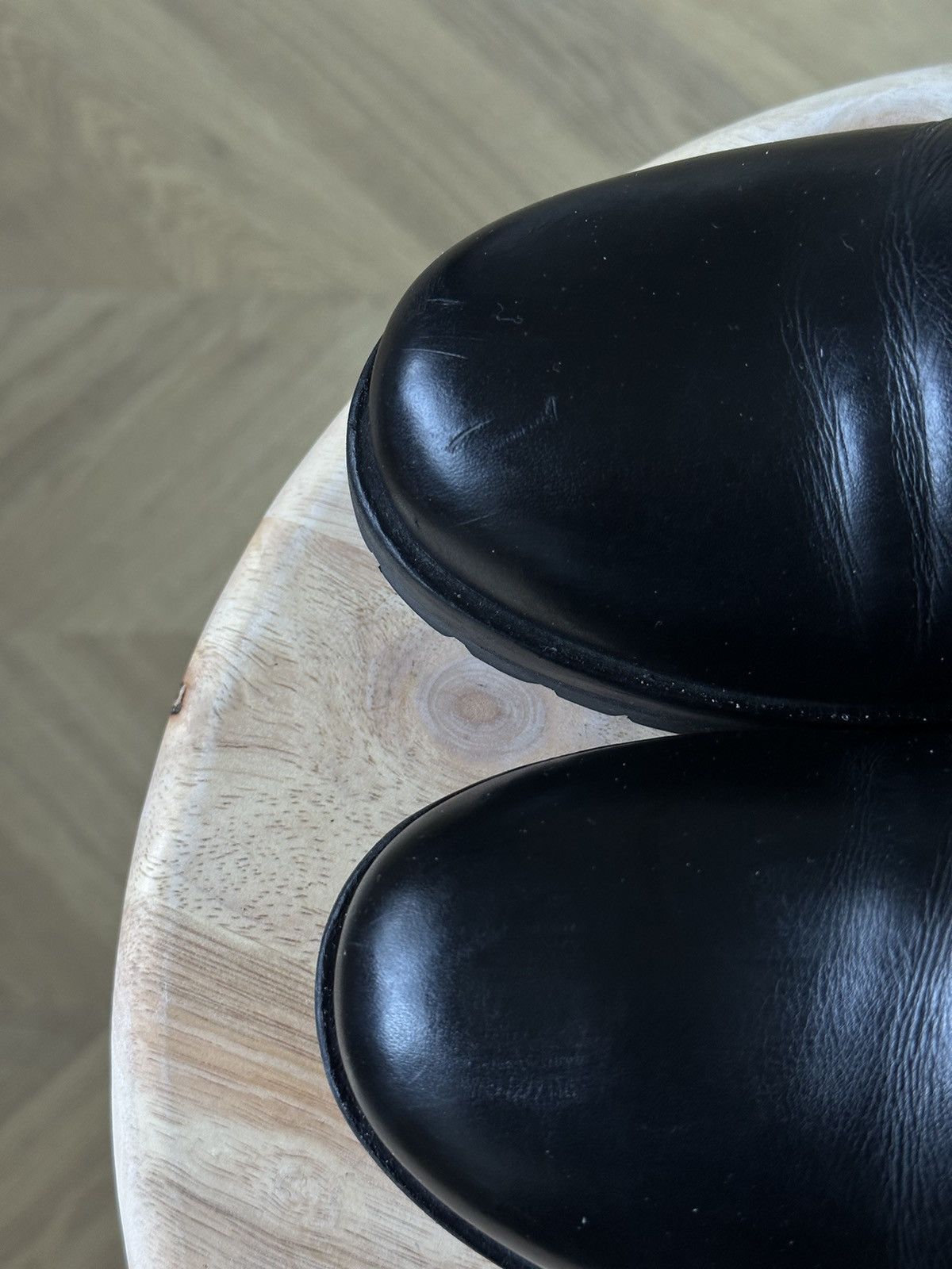 Prada Prada Leather / Nylon Biker Boots Size US 7.5 / IT 37.5 - 8 Thumbnail
