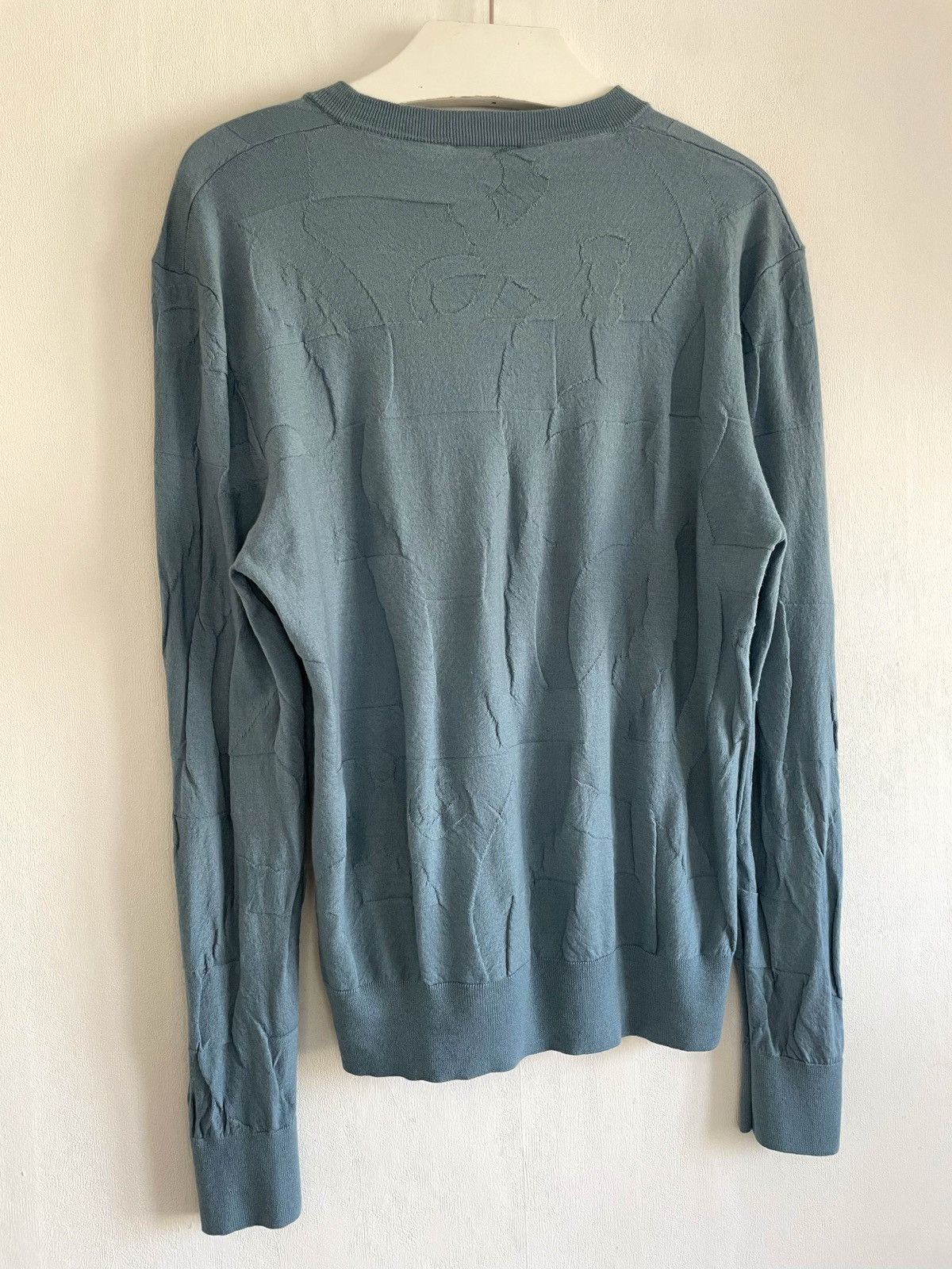 Hermes Hermes Slim Fit Textured Wool Jumper Size US L / EU 52-54 / 3 - 6 Thumbnail