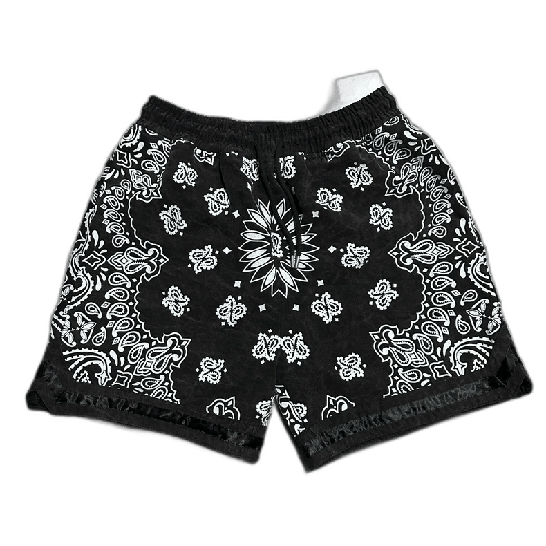 Askyurself Black Patterned Sports Shorts Size US 40 / EU 56 - 1 Thumbnail