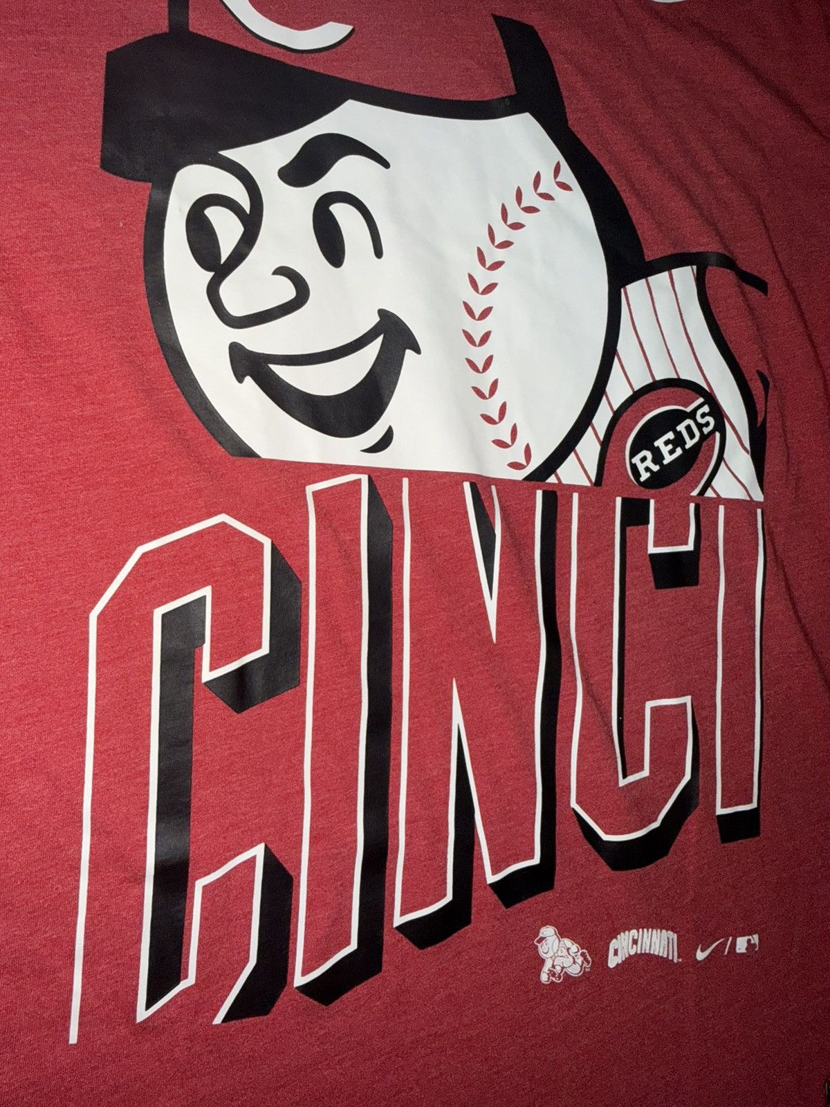 Nike Cincinnati Reds Nike Shirt Mens XL Cut Mr Red Short Sleeve Size US XL / EU 56 / 4 - 4 Thumbnail