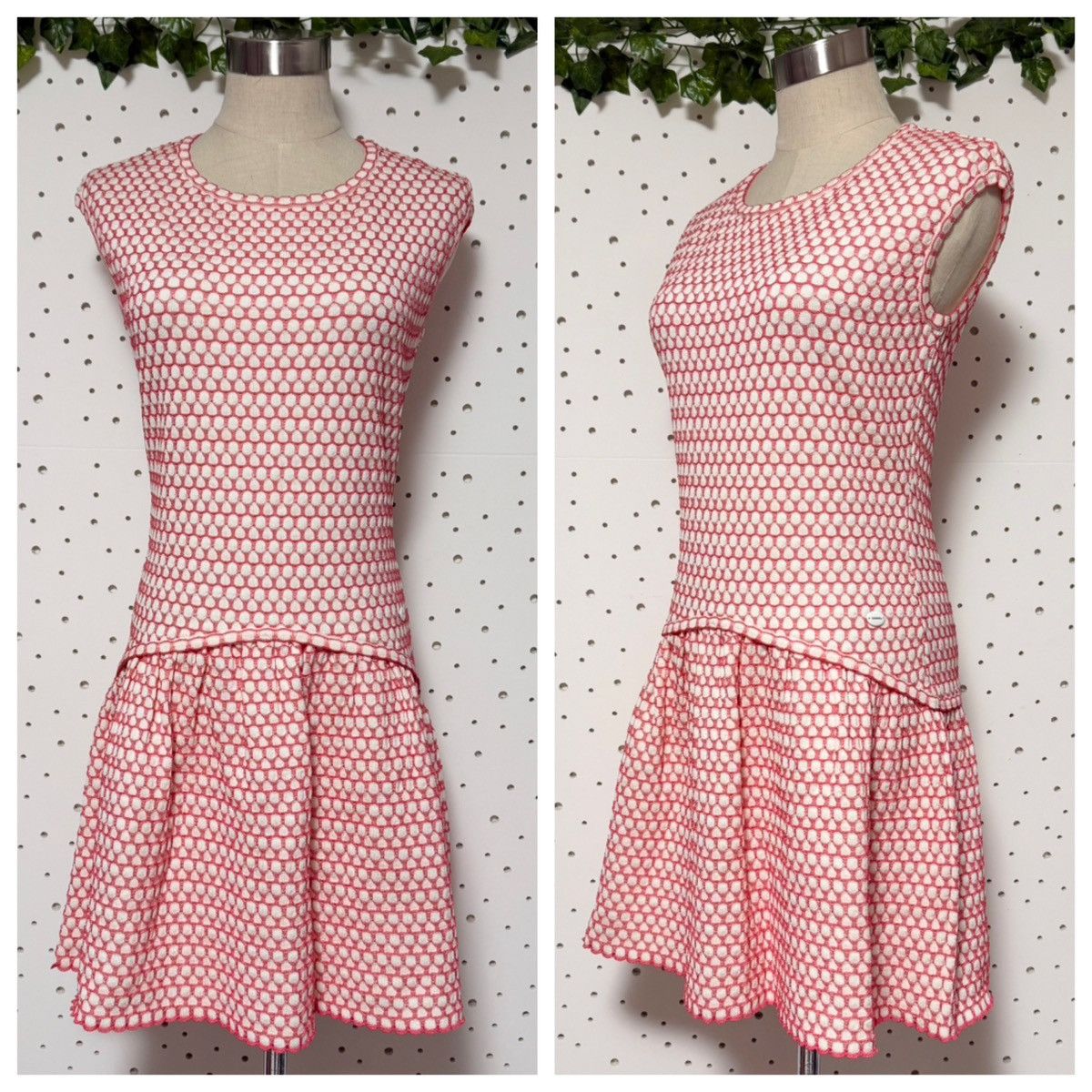 Chanel Authentic Chanel Embellished Flared Sleeveless Knit Dress 34 Size XXS / US 00 / IT 34 - 6 Thumbnail