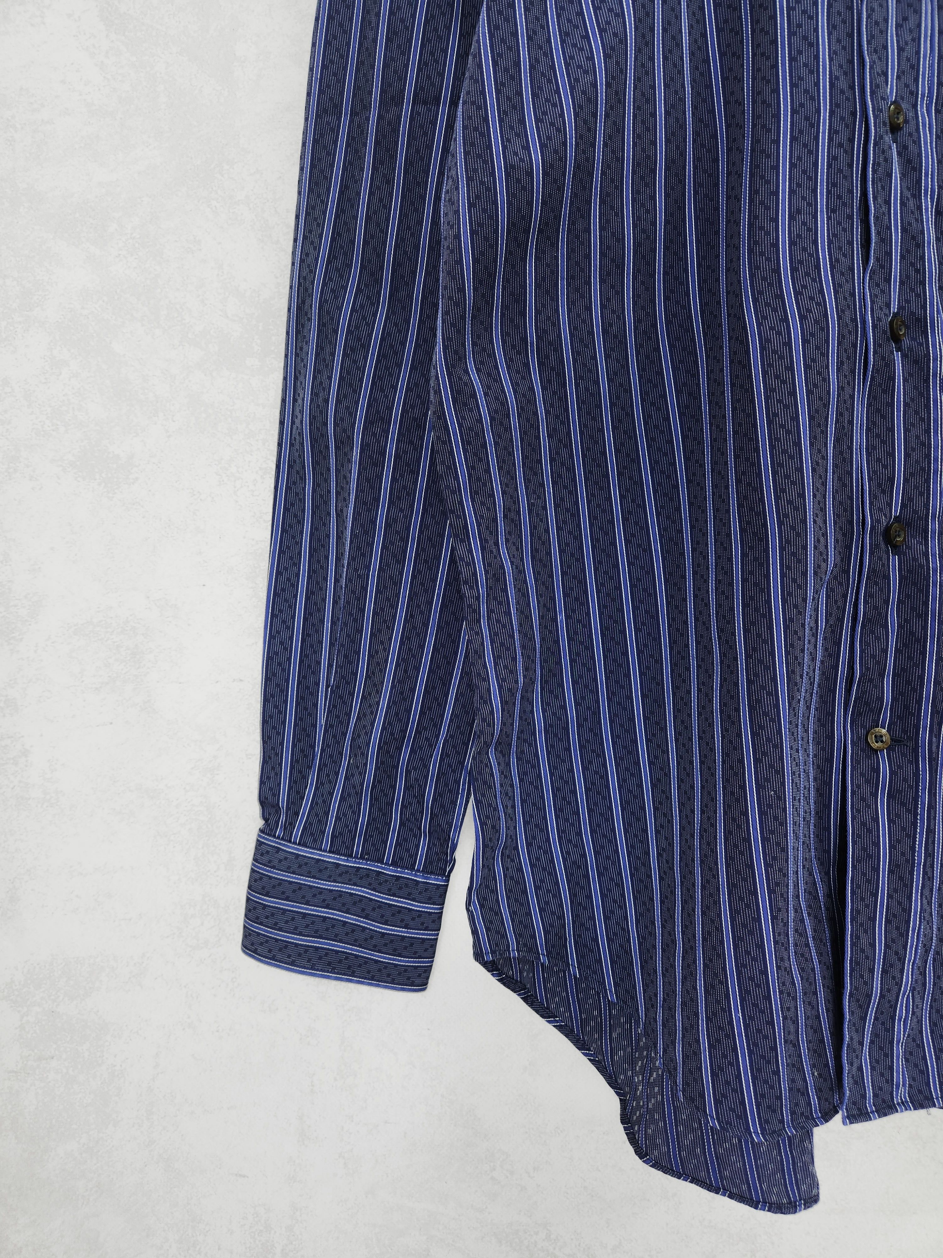 Etro Etro milano stripes cotton button ups shirt size 38 Size US M / EU 48-50 / 2 - 4 Thumbnail