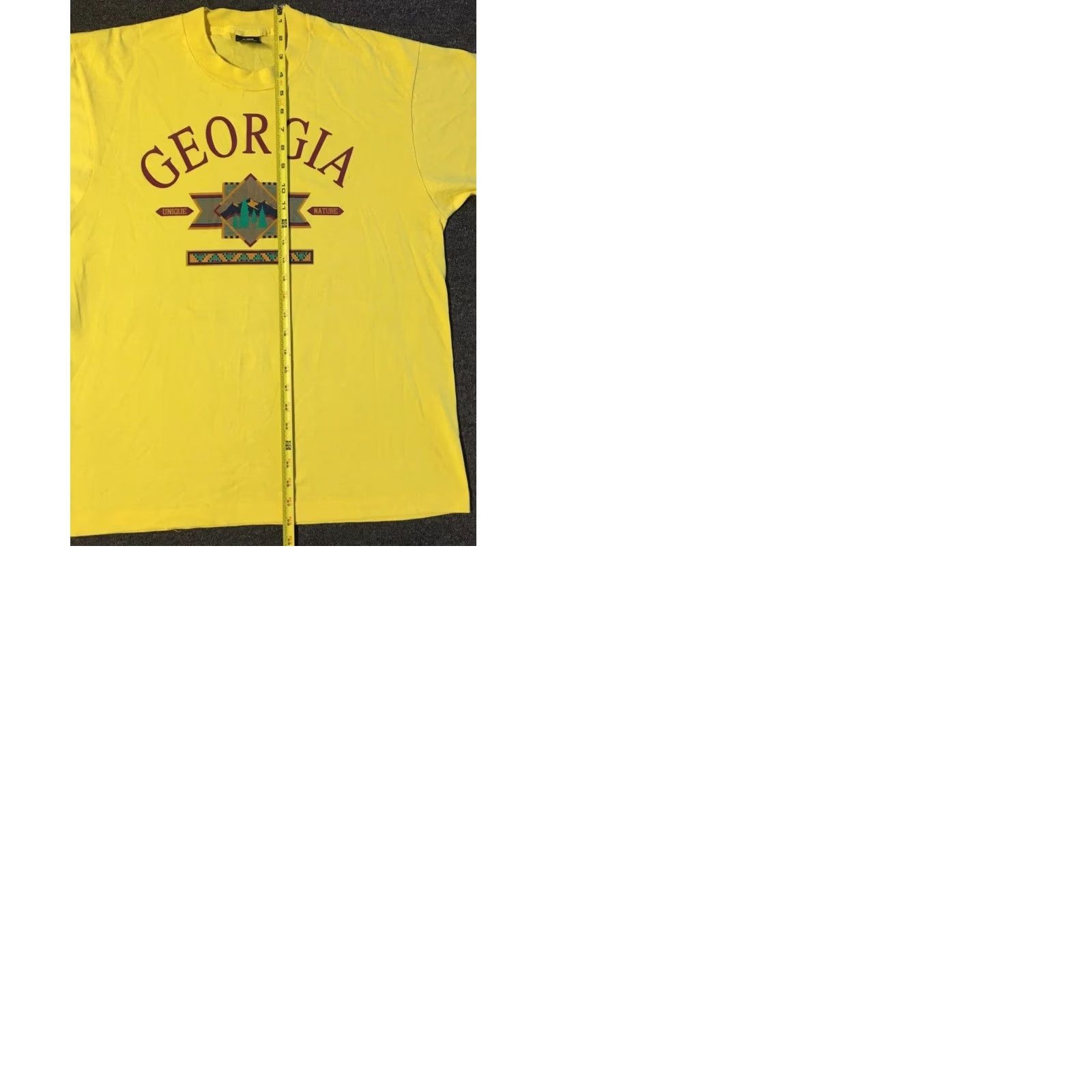 Vintage VINTAGE 90s Georgia Nature Faded Shirt M L USA Animal Art Beach Surf Grunge 80s Shirt Mens Yellow 90s Animals Art USA Georgia Beach Grunge 80s Size US M / EU 48-50 / 2 - 9 Thumbnail