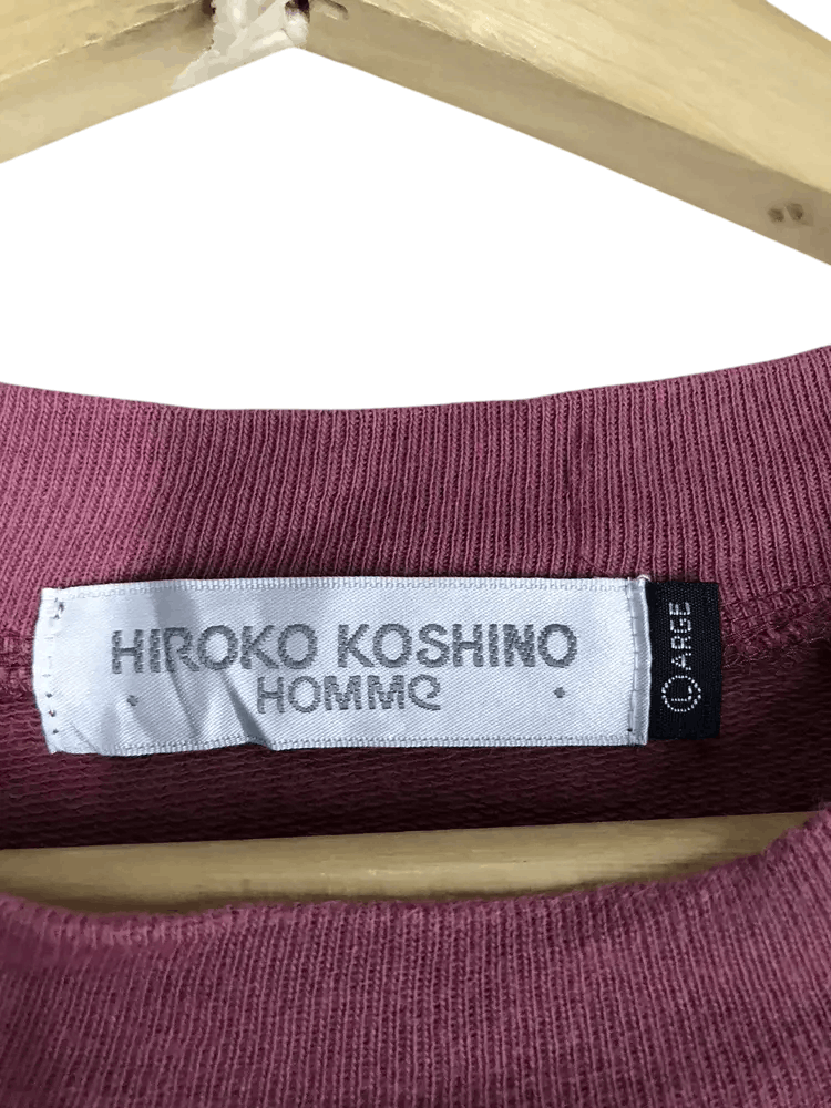 Hiroko Koshino Homme Vintage Hiroko Koshino Homme Sweatshirts Size US L / EU 52-54 / 3 - 6 Thumbnail