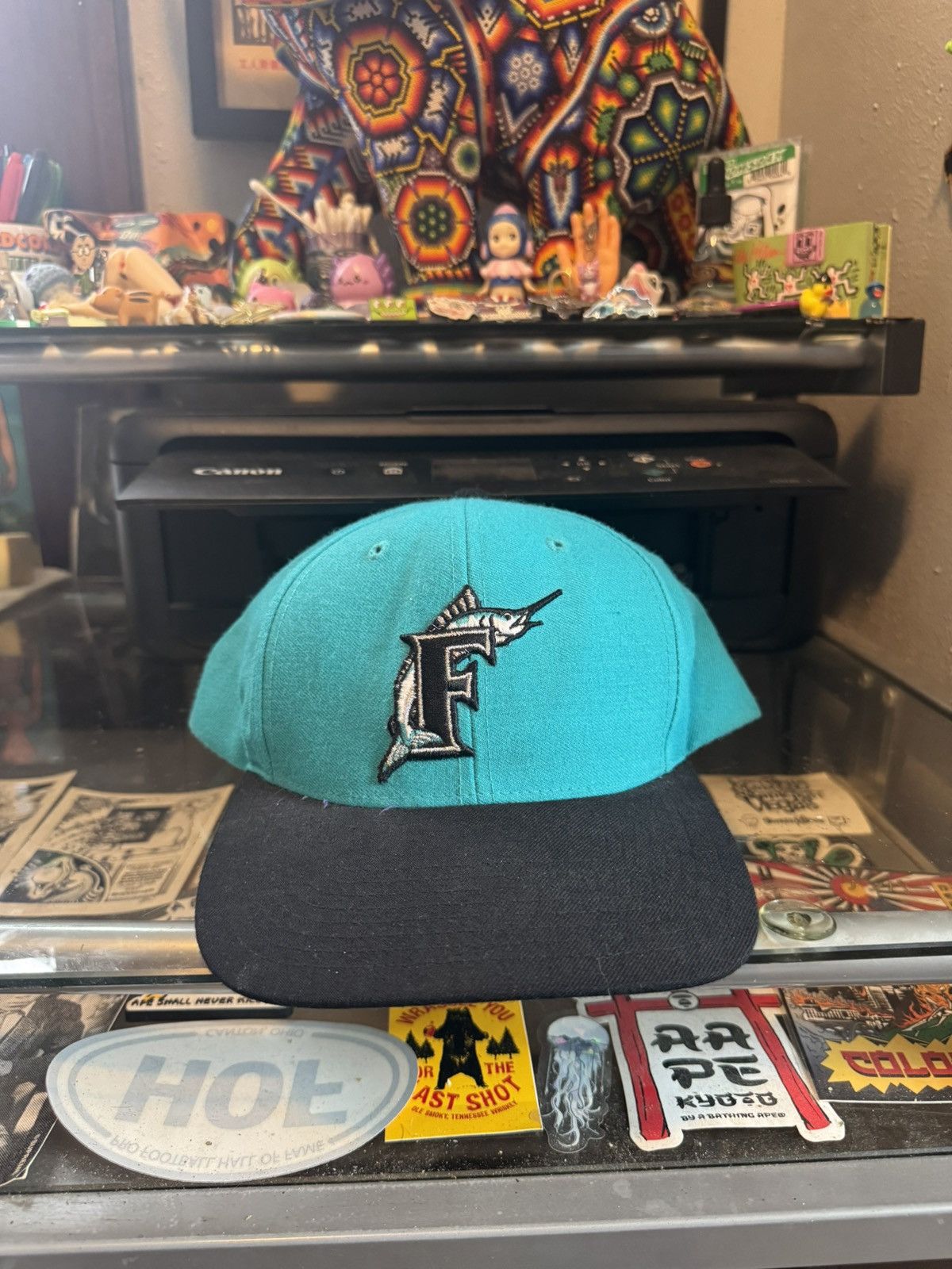 MLB Vintage Florida Marlins Hat 90s Size ONE SIZE - 1 Thumbnail